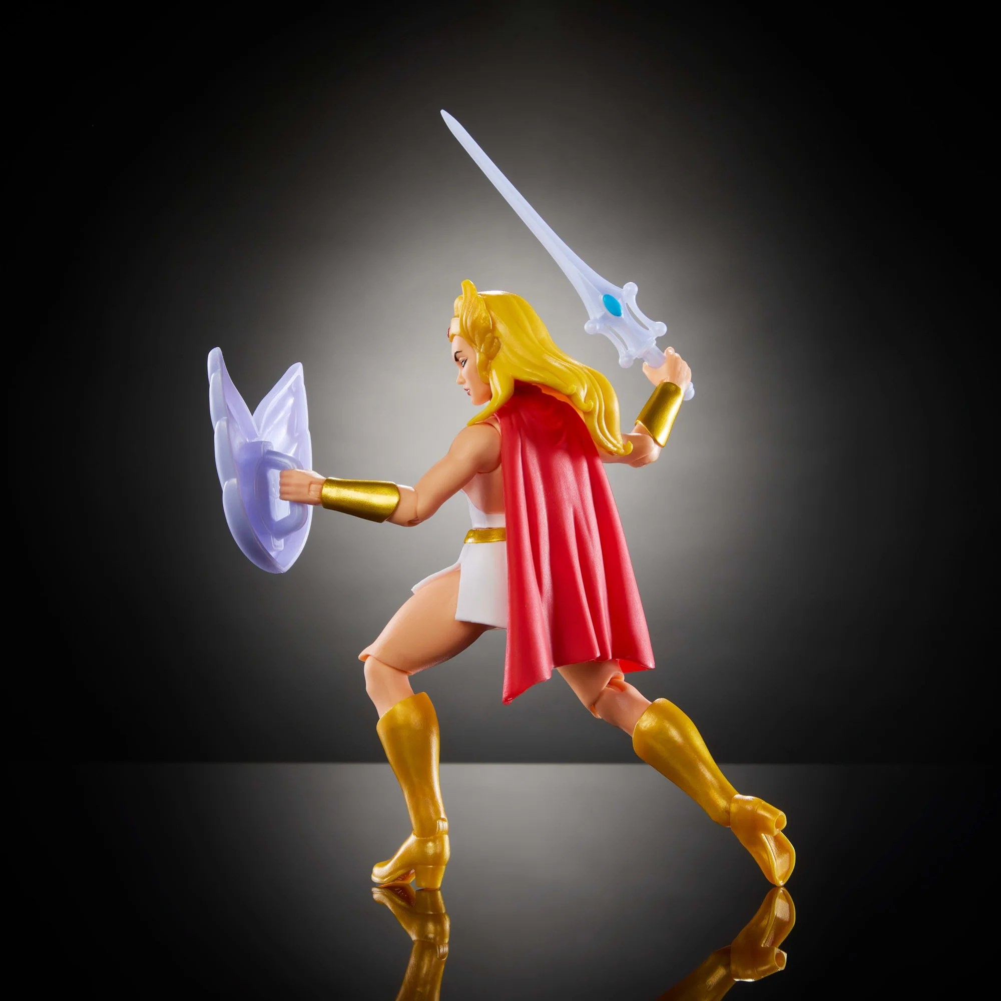 Masters of the Universe Origins Figura de Acción Cartoon Collection She-Ra de 5.5 pulgadas - Image 6