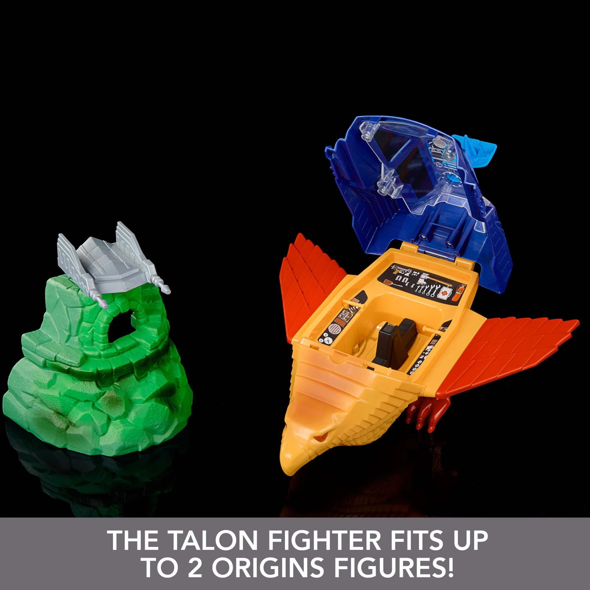 Masters Of The Universe Origins Toy, Talon Fighter Vehicle And Point Dread Accessories - Image 4