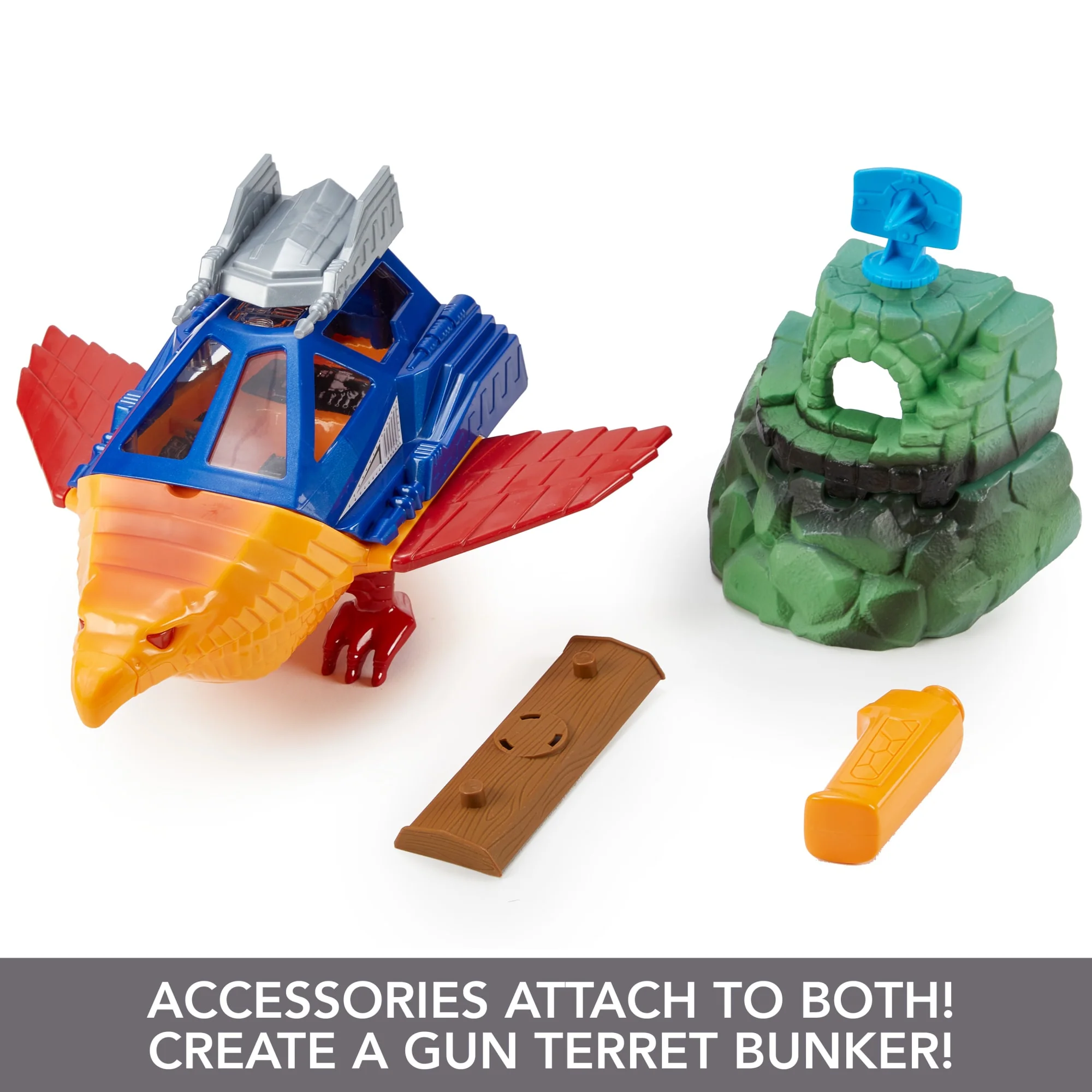 Masters Of The Universe Origins Toy, Talon Fighter Vehicle And Point Dread Accessories - Image 6