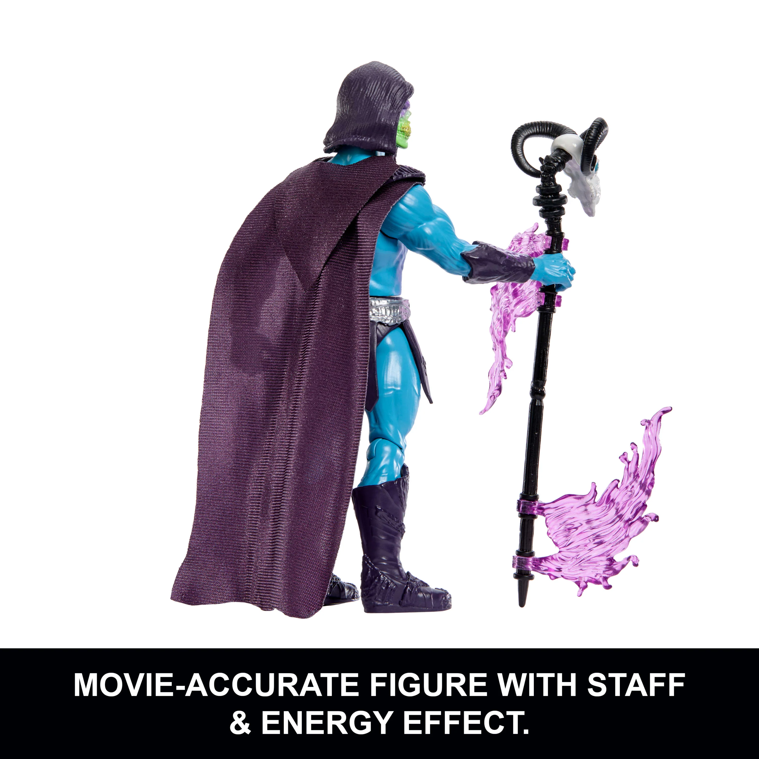Masters Of The Universe Skeletor Havoc Staff Attack Feature Figure, 5.5 Inch Twist & Release Toy - Image 3