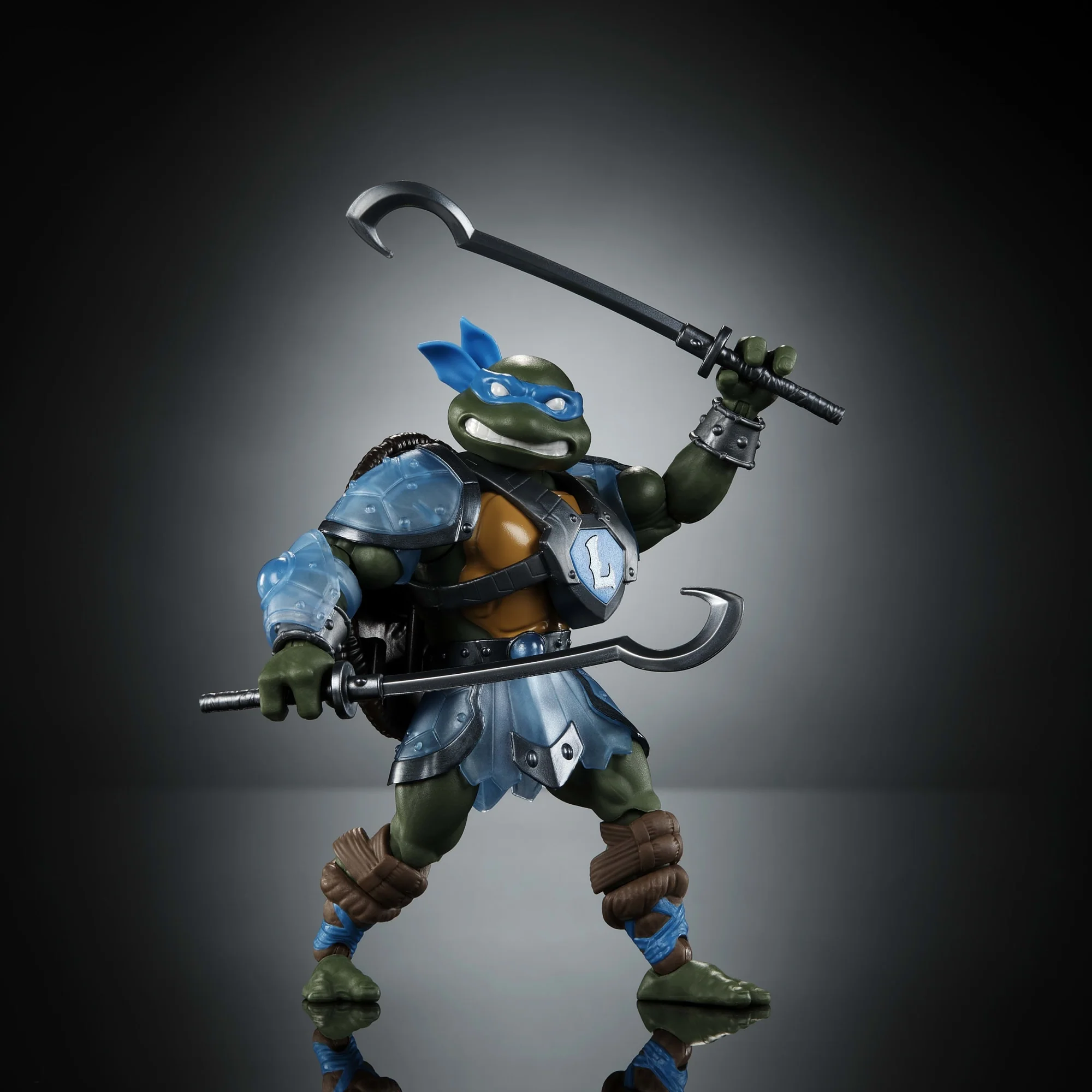 Masters of the Universe Tartarugas of Grayskull Figura de Ação Leonardo de 5.5 polegadas - Image 4