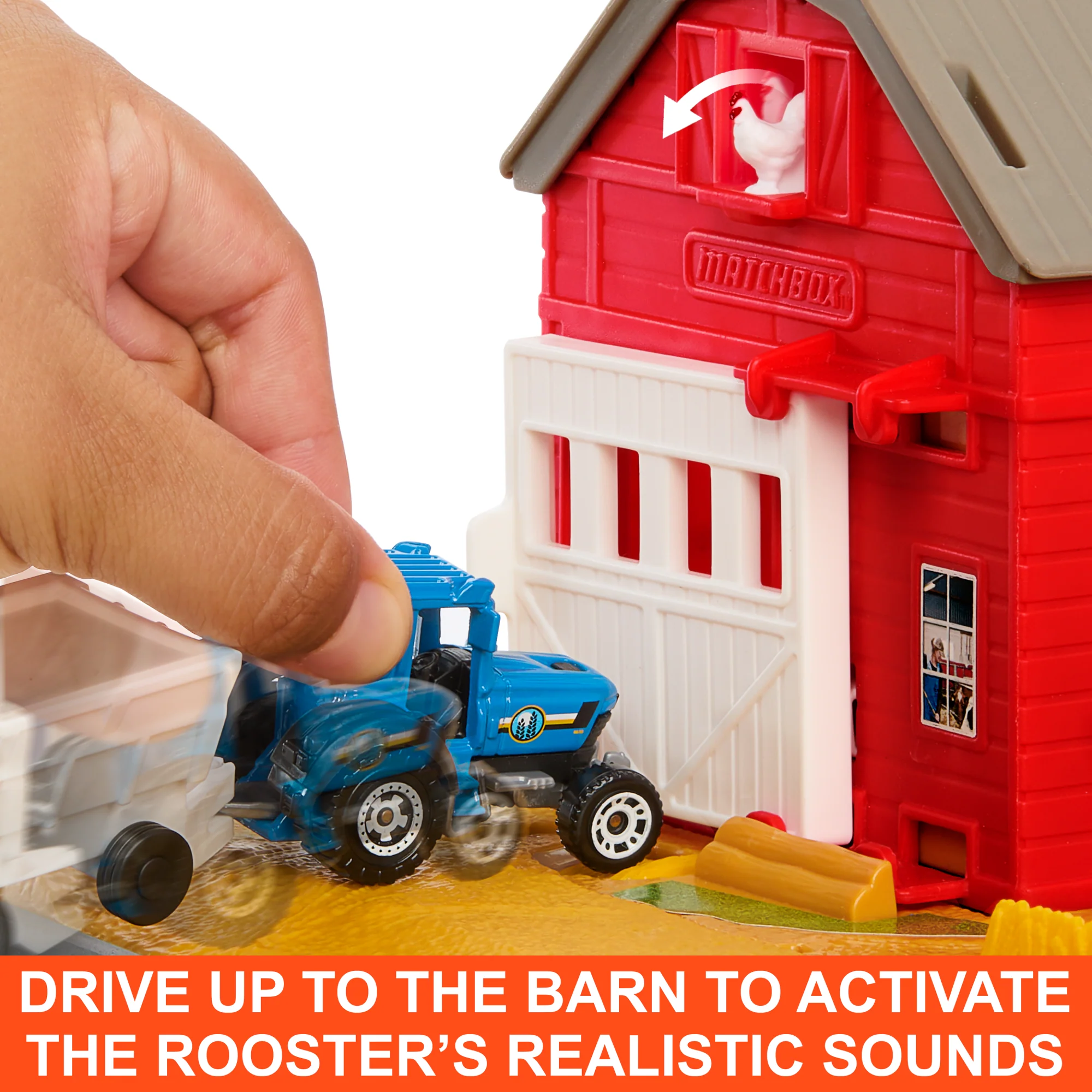 Matchbox Playset, Action Drivers Farm Adventure With 1:64 Scale Tractor & 6 Accessories - Image 5