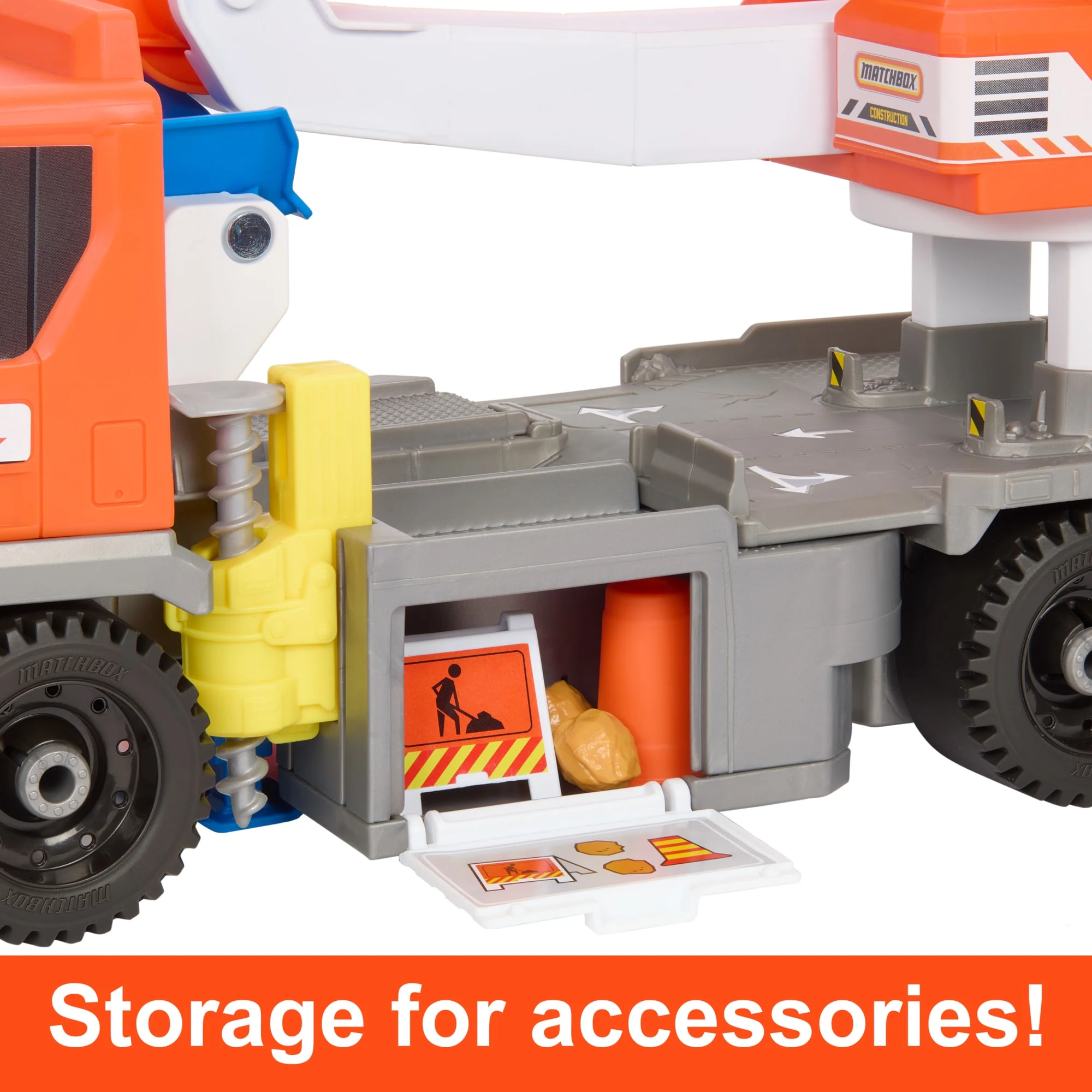 Matchbox Action Drivers Matchbox Transforming Excavator, Toy Construction Truck With 1:64 Scale Vehicle - Image 5