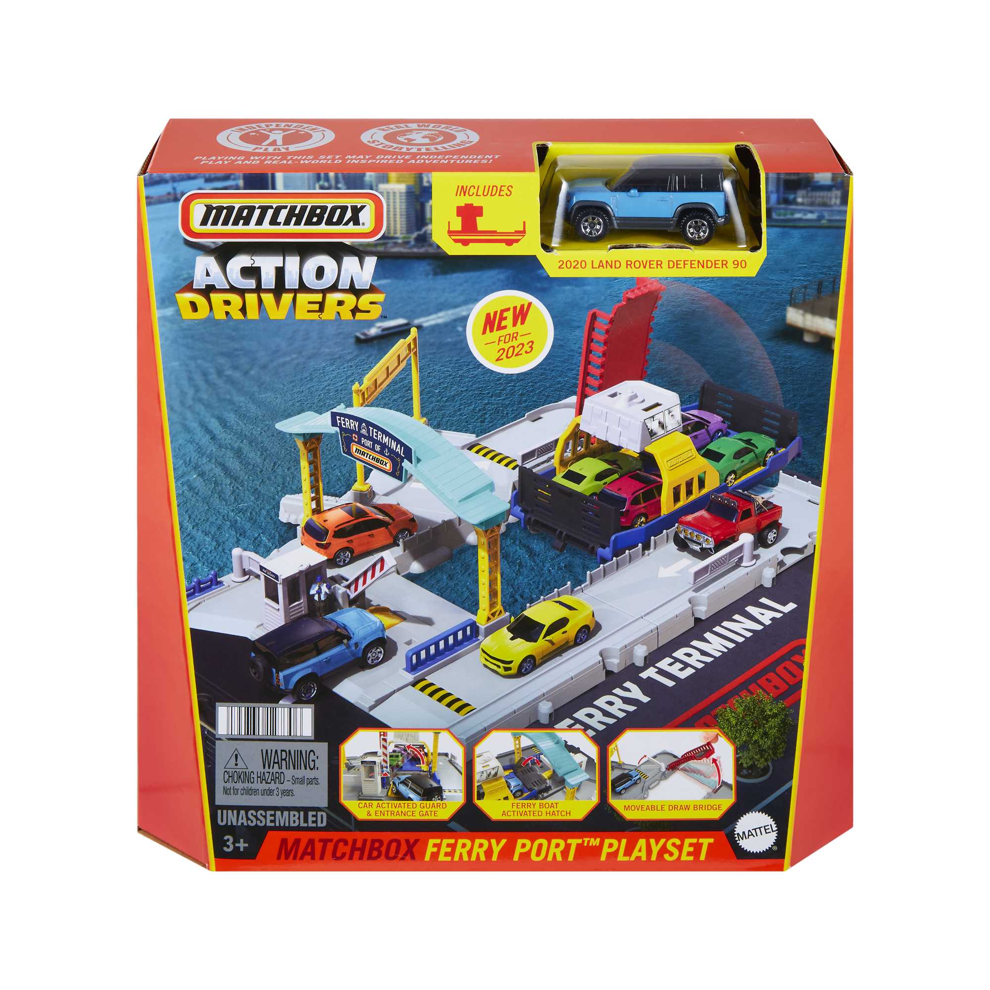 Matchbox Conjunto de Brinquedo Ação Porto de Balsa - Image 6