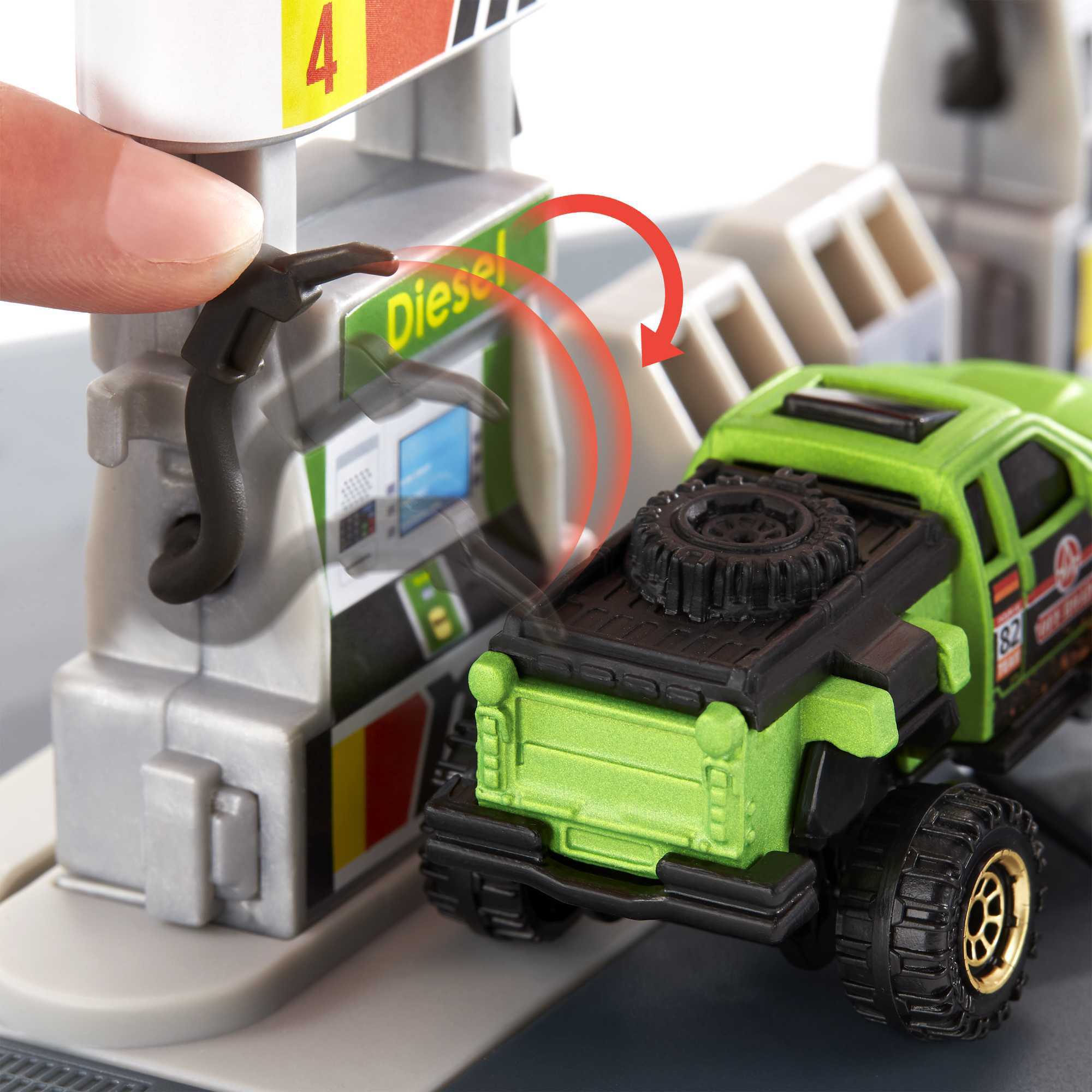 Matchbox Conjunto de Brinquedo Ação Posto de Gasolina - Image 3
