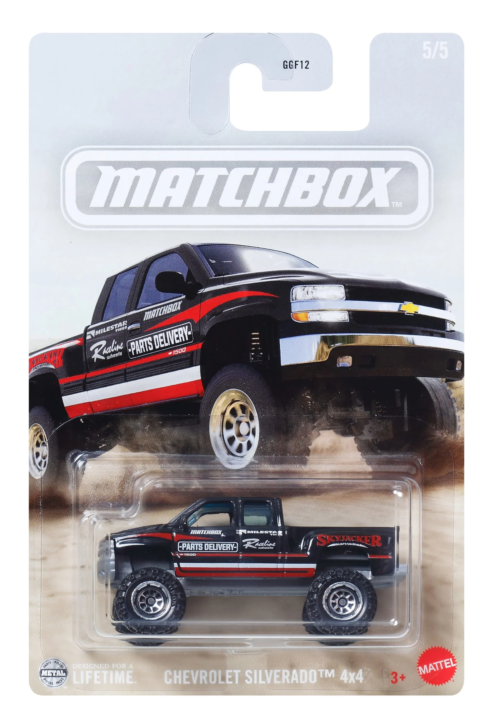 Matchbox Diecast Vehículo de Juguete Chevy Silverado - Image 4