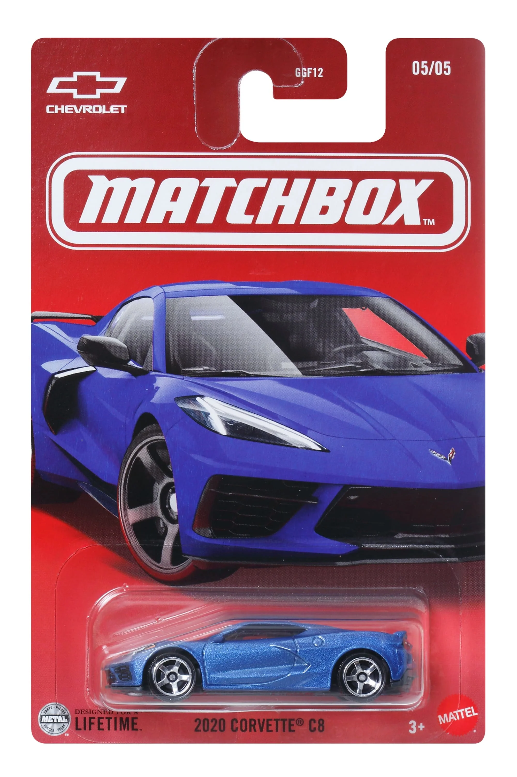 Matchbox Diecast Veículo de Brinquedo 2020 Corvette - Image 4
