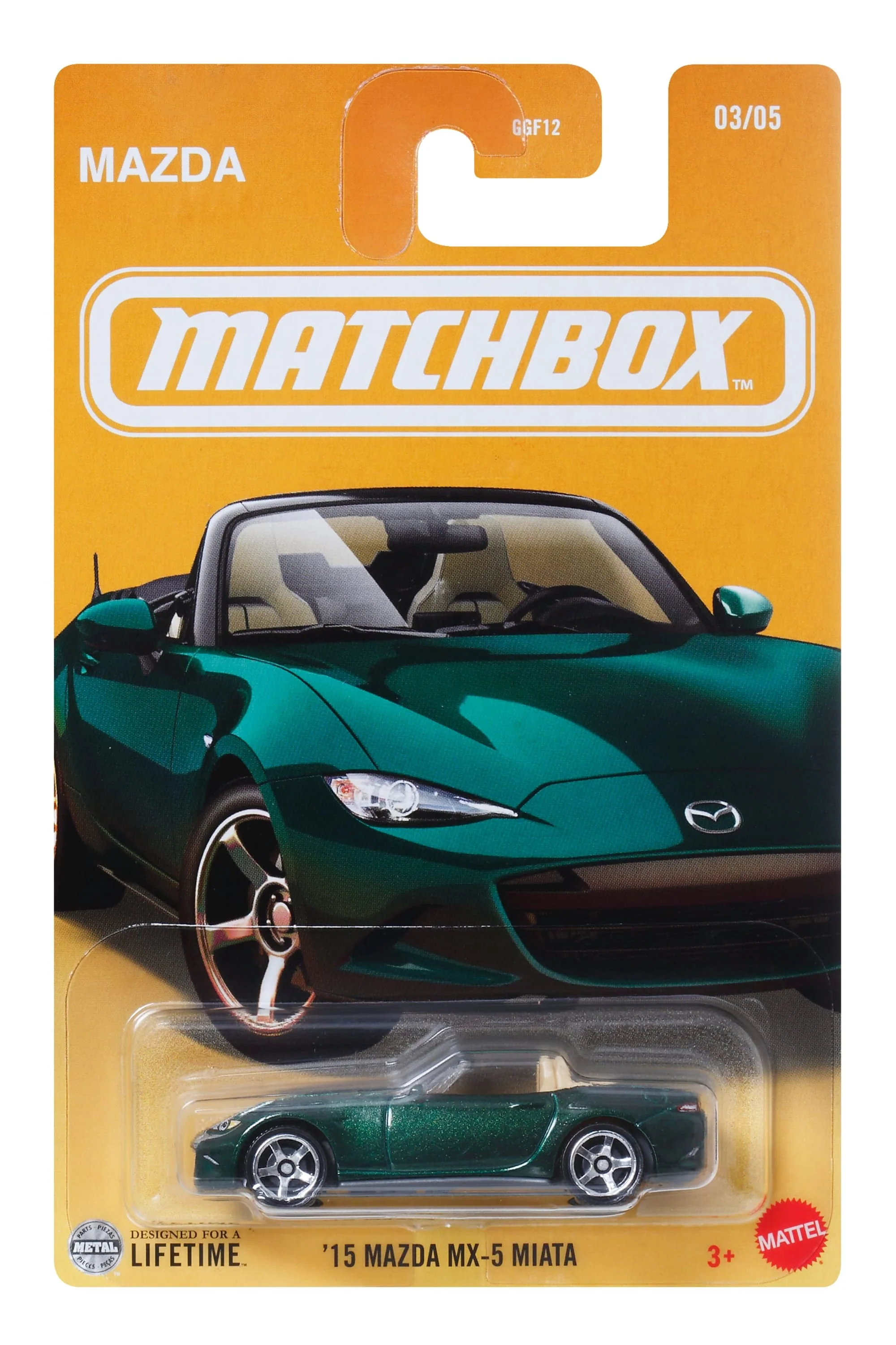 Matchbox Diecast Veículo de Brinquedo Mazda MX-5 Miata - Image 4