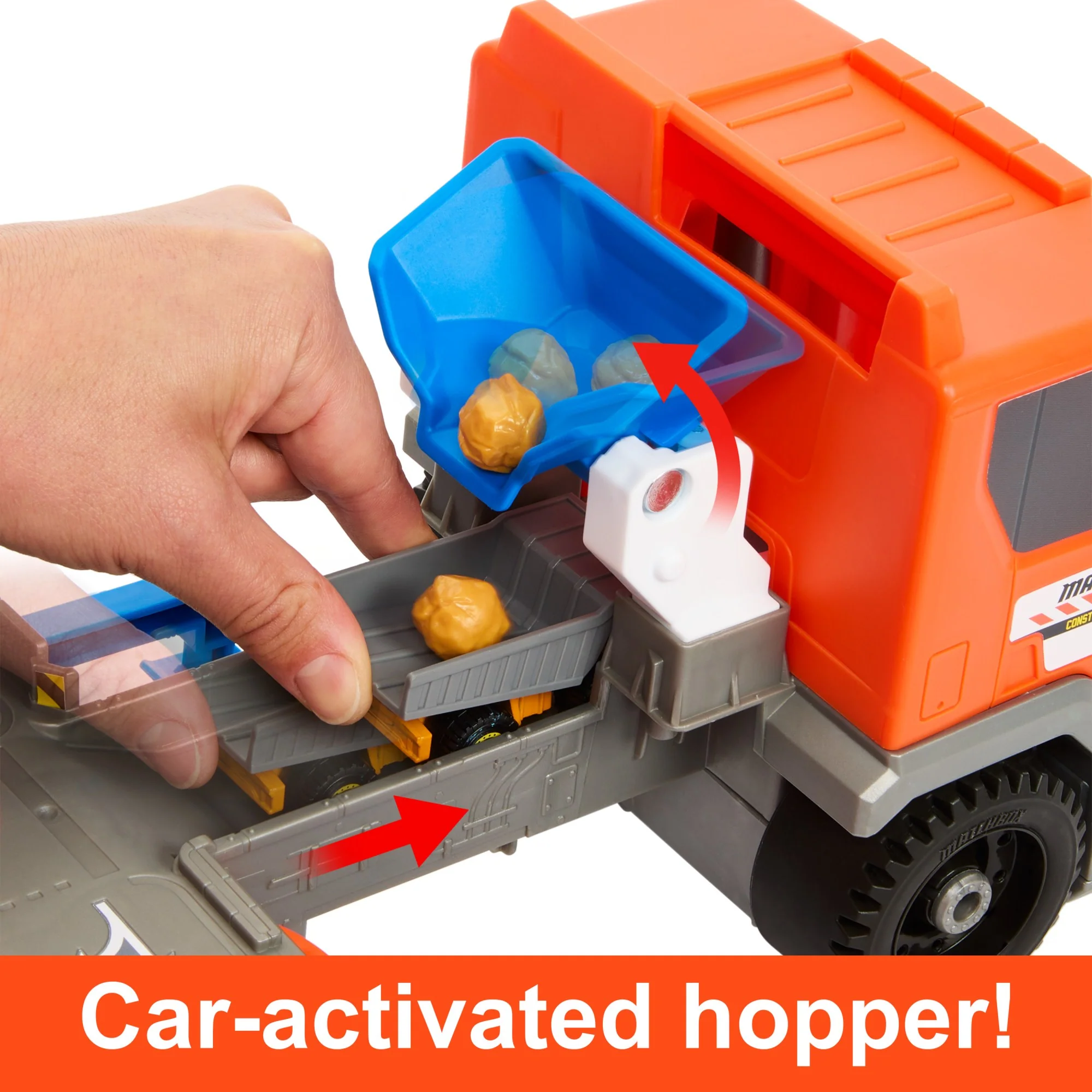 Matchbox Action Drivers Matchbox Transforming Excavator, Toy Construction Truck With 1:64 Scale Vehicle - Image 6