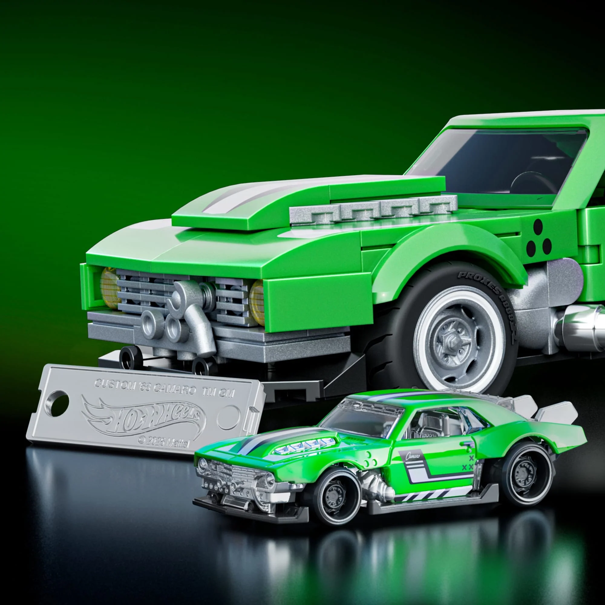 Mattel Brick Shop Hot Wheels Camaro Custom 1968, 289 Pièces, de Collect - Image 5