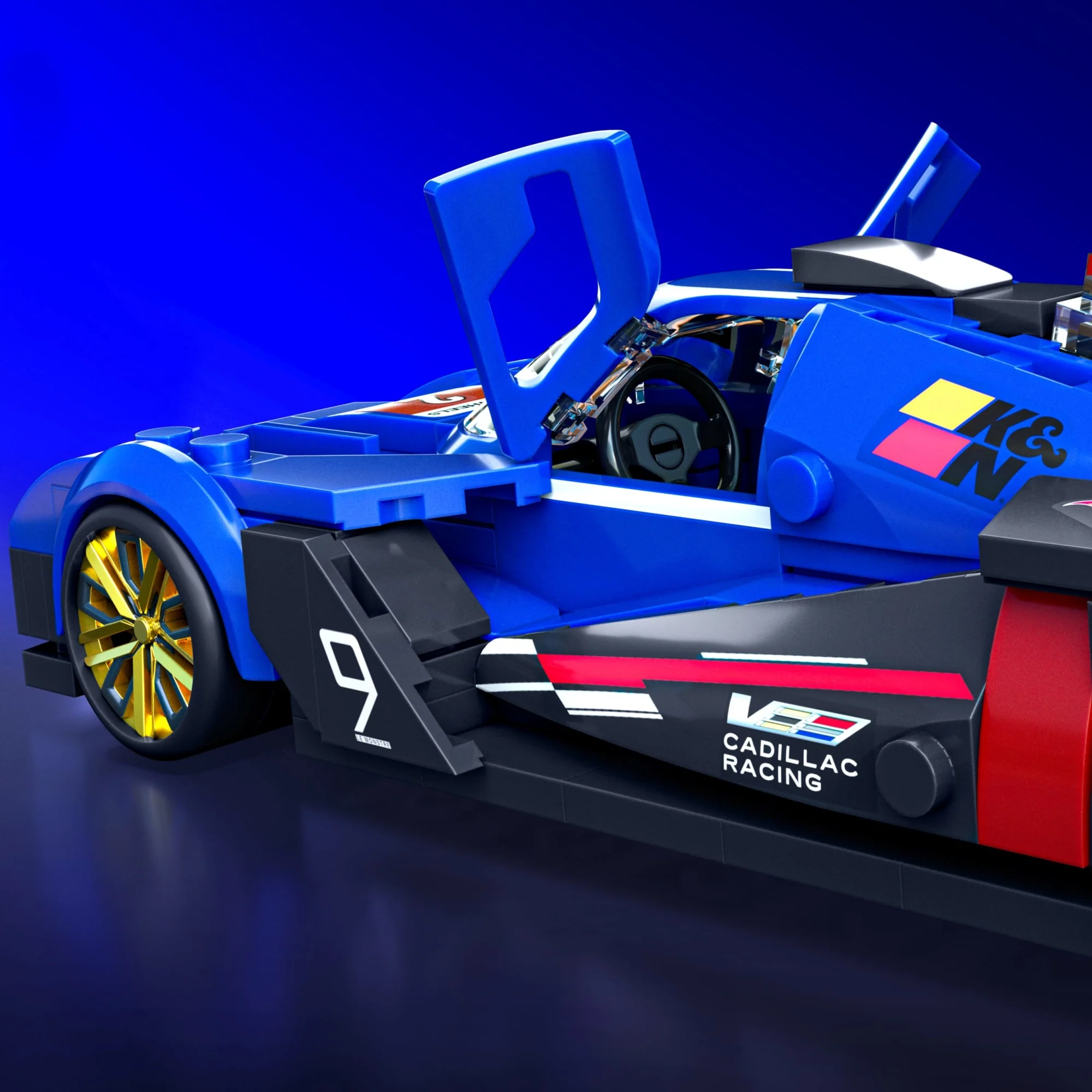 Mattel Brick Shop Hot Wheels Jogo de Construção Speed Cadillac Project GTP Hypercar - Image 6