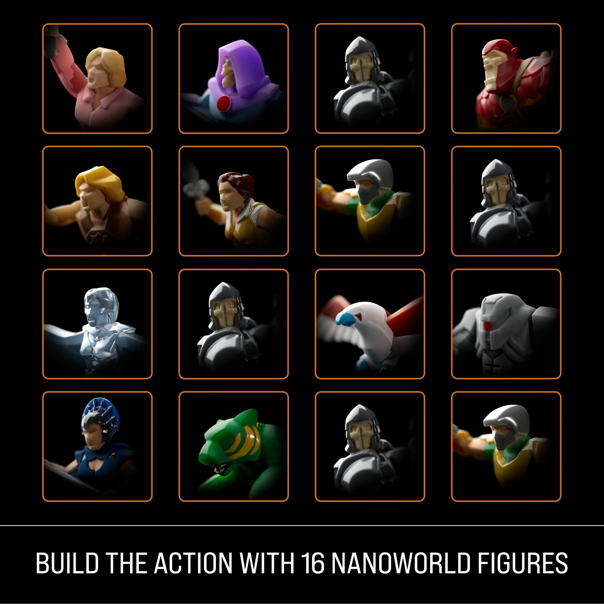 Mattel Brick Shop Masters Of The Universe Battle Of Castle Grayskull Building Toy Kit - Image 3
