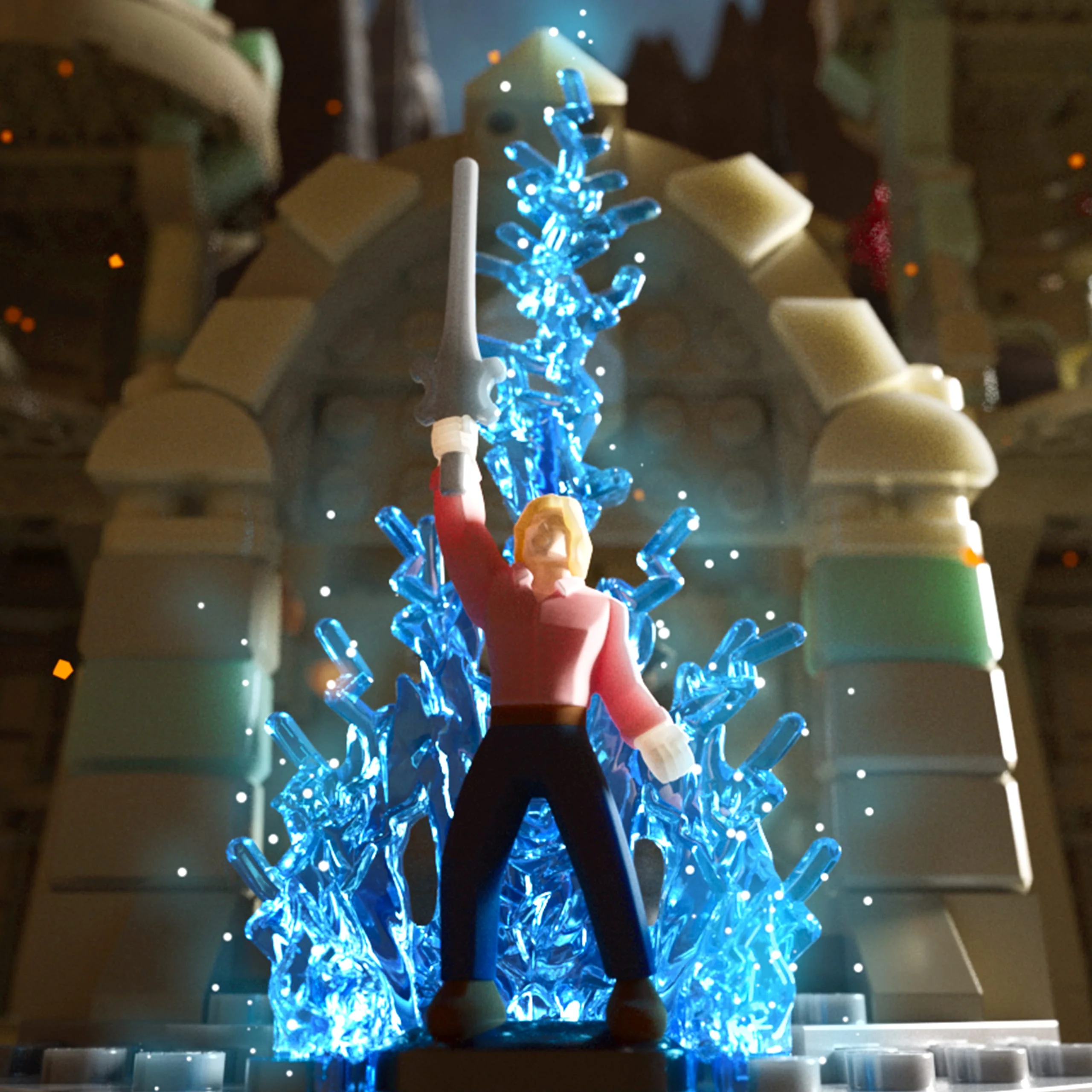 Mattel Brick Shop MOTU Batalla del Castillo de Grayskull - Image 6