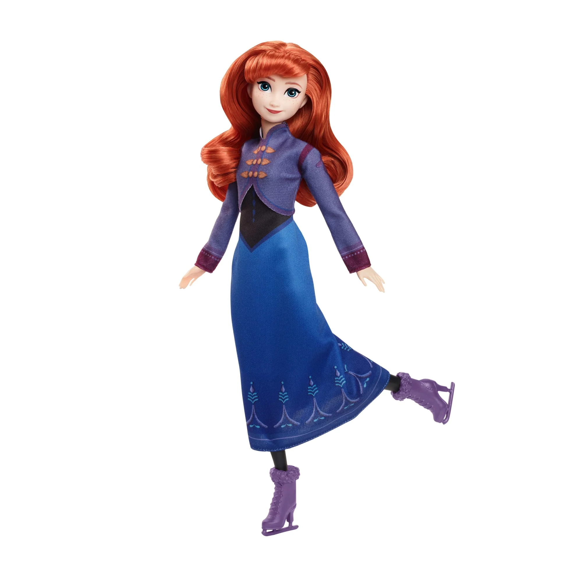 Disney Frozen Ice-Skating Anna Fashion Doll With Skates & Shoes Inspired By Frozen: Winter Festival - Image 2
