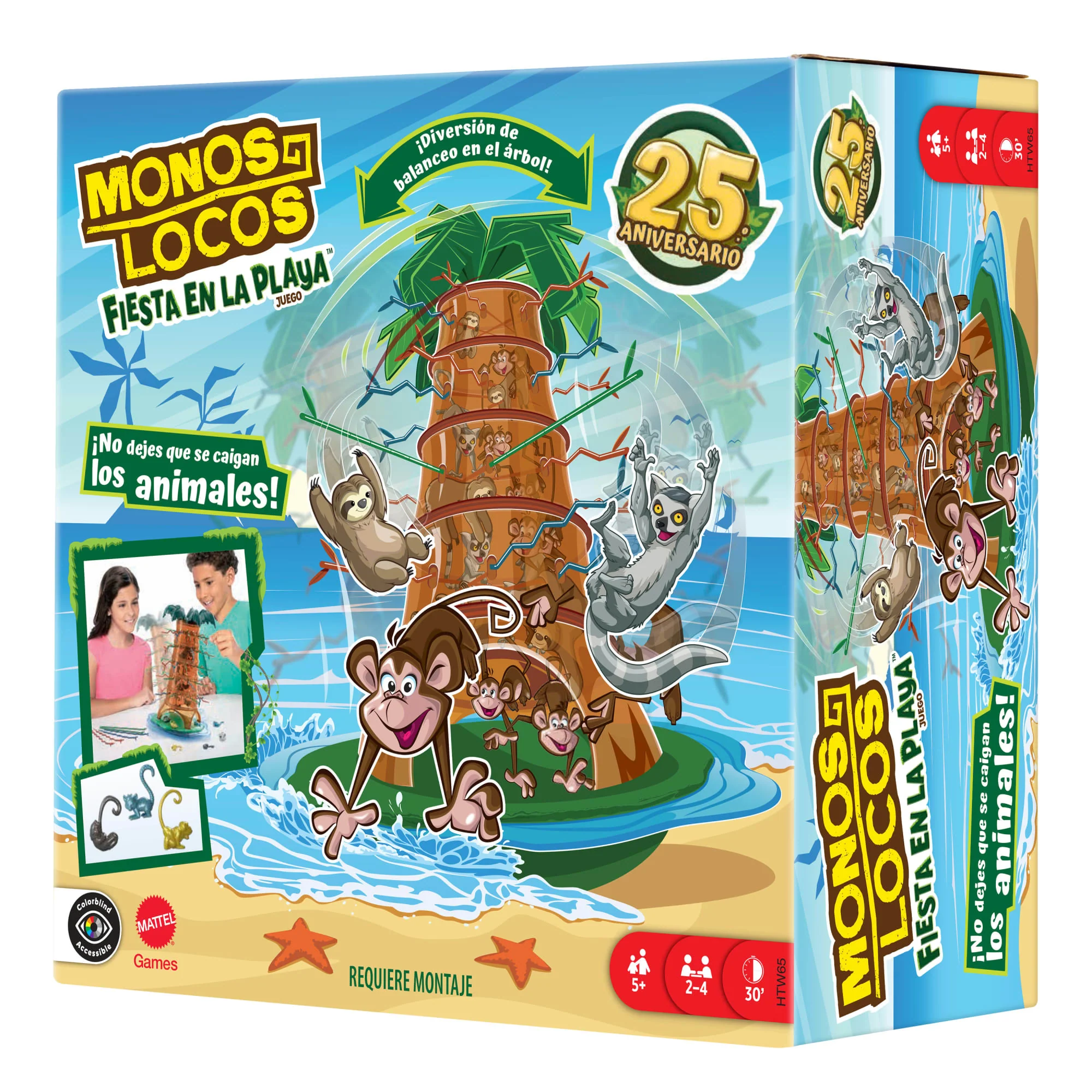 Mattel Games Juego de Mesa Monos Locos 25 Aniversario - Image 6