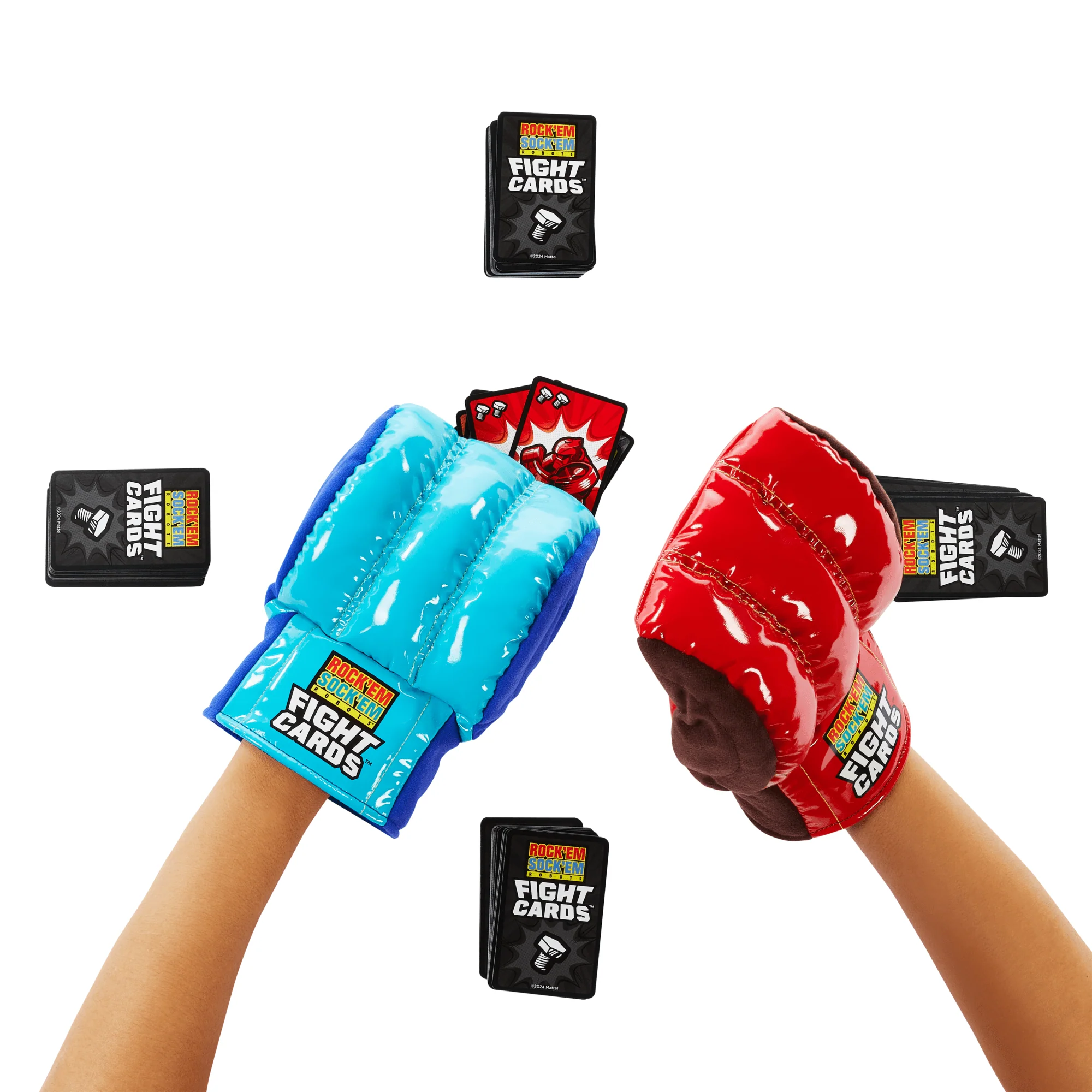 Mattel Games Juego de Mesa para Adultos Rock 'Em Sock 'Em Cartas - Image 3
