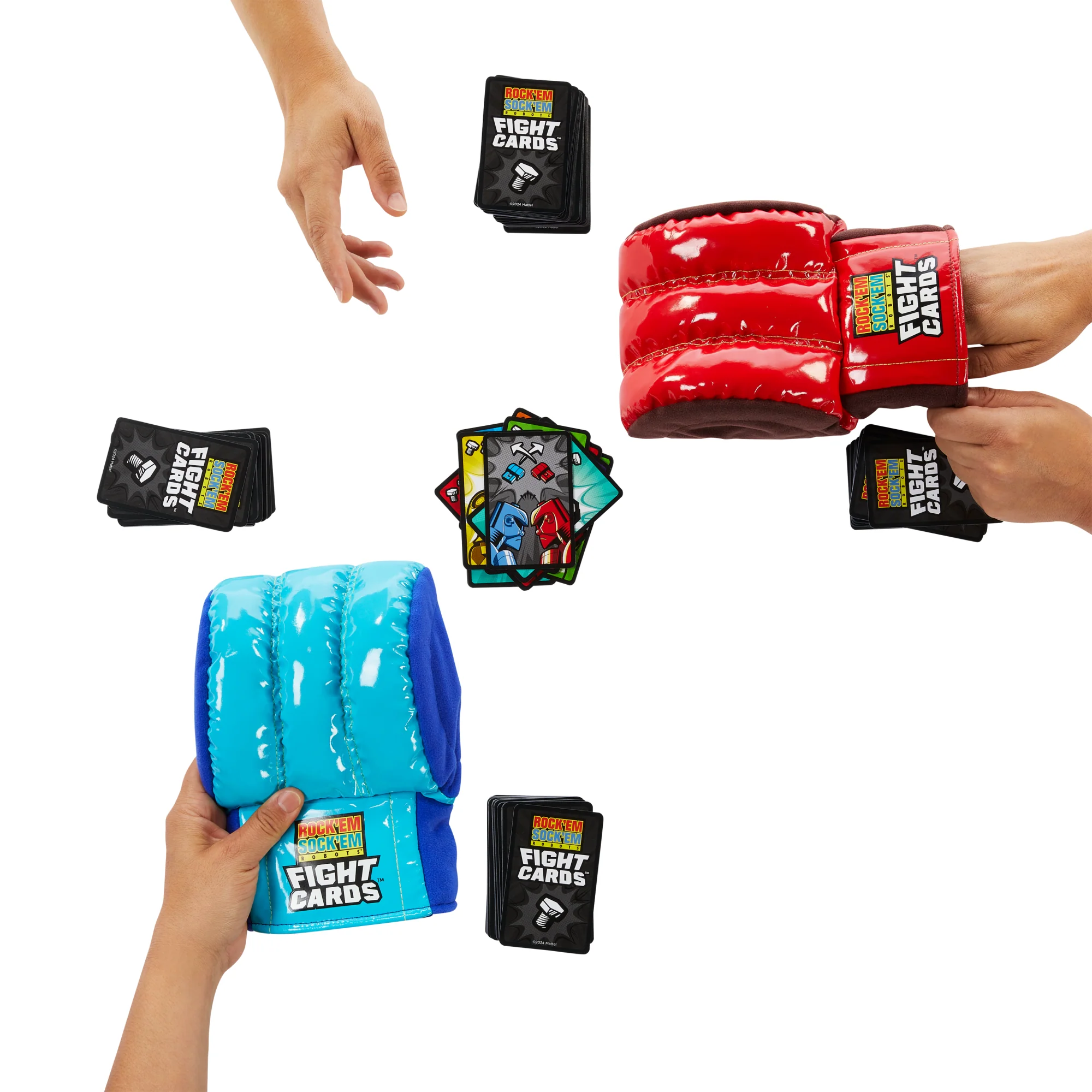 Mattel Games Juego de Mesa para Adultos Rock 'Em Sock 'Em Cartas - Image 4