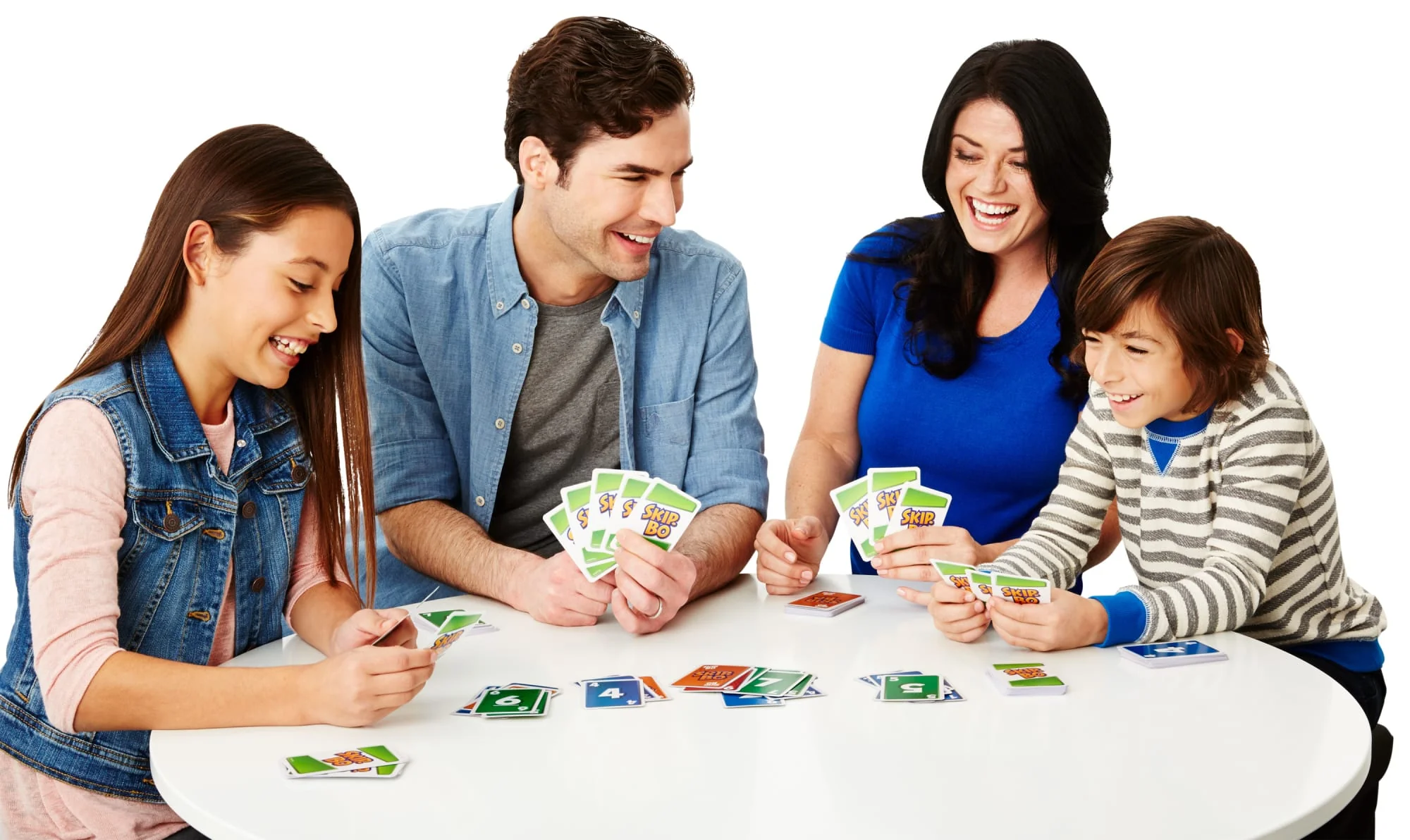 Skip-Bo Card Game For Kids, Adults & Families, Color Blind Accessible Deck For 2 To 6 Players - Image 2
