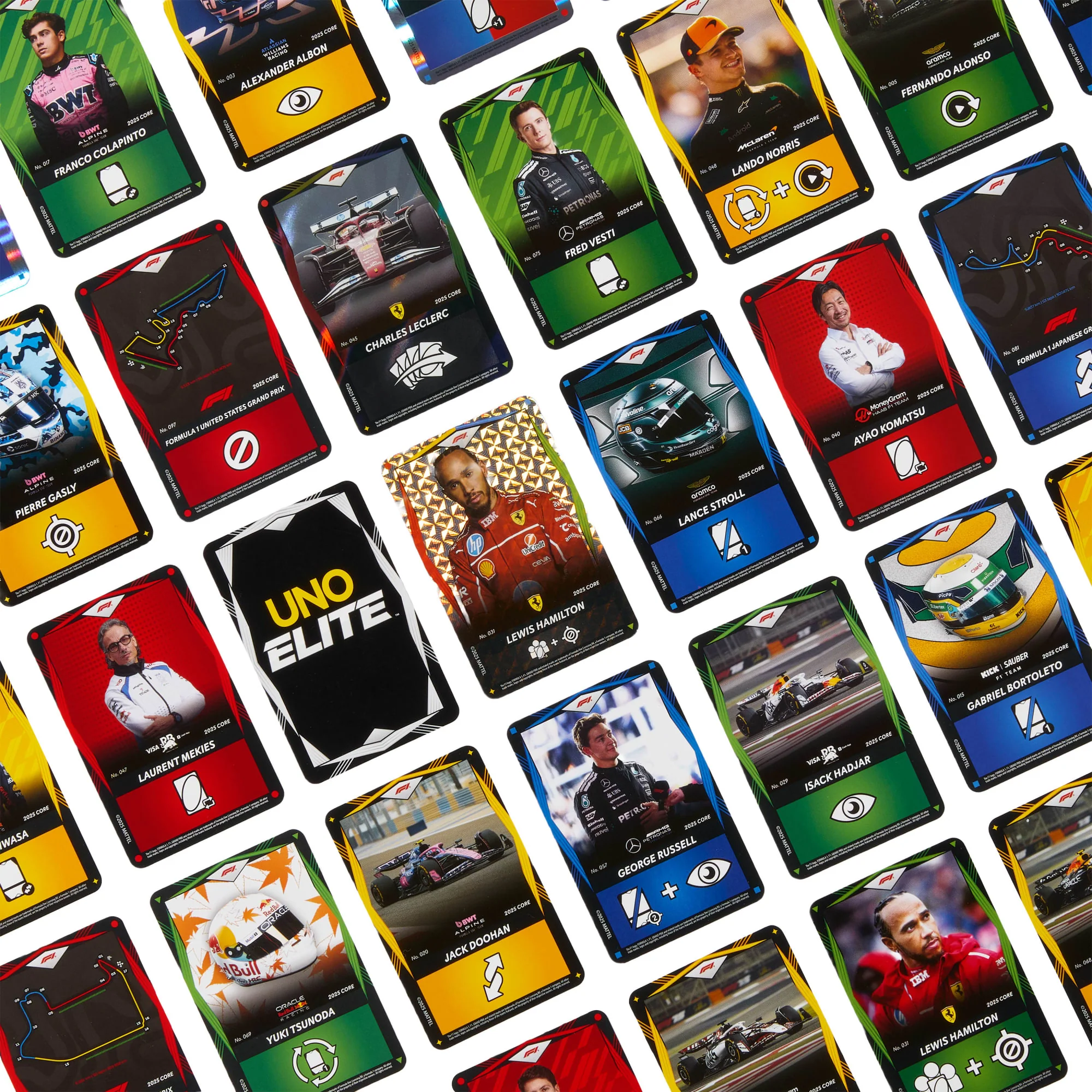 Mattel Games-Uno Élite Formule 1 Édition Standard 2025-Avec 4 Boosters - Image 3