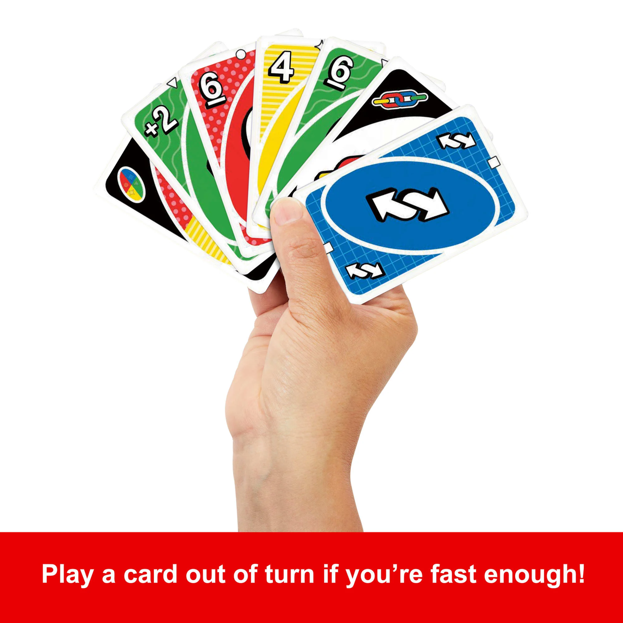 UNO Party Card Game For Large Groups, Kids, Adults & Family Nights, 6 To 14 Players Ages 7+ Years - Image 5