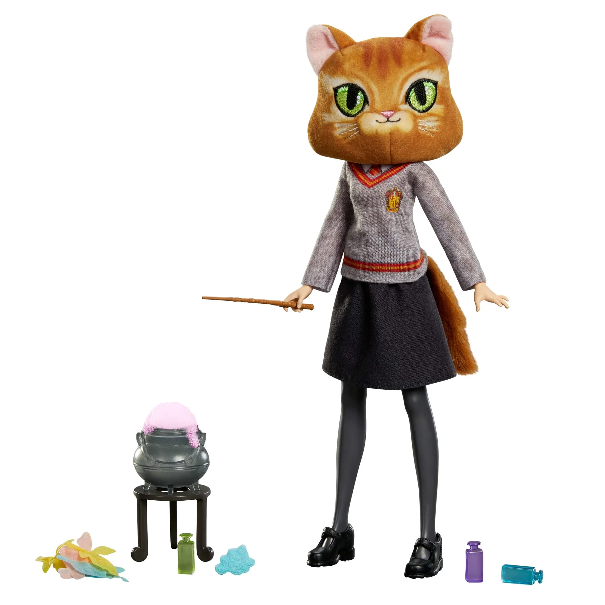 Polyjuice Potions Hermione Granger Doll & Playset, Movie-inspired Outfit, 13 Accessories & Fizz - Image 4