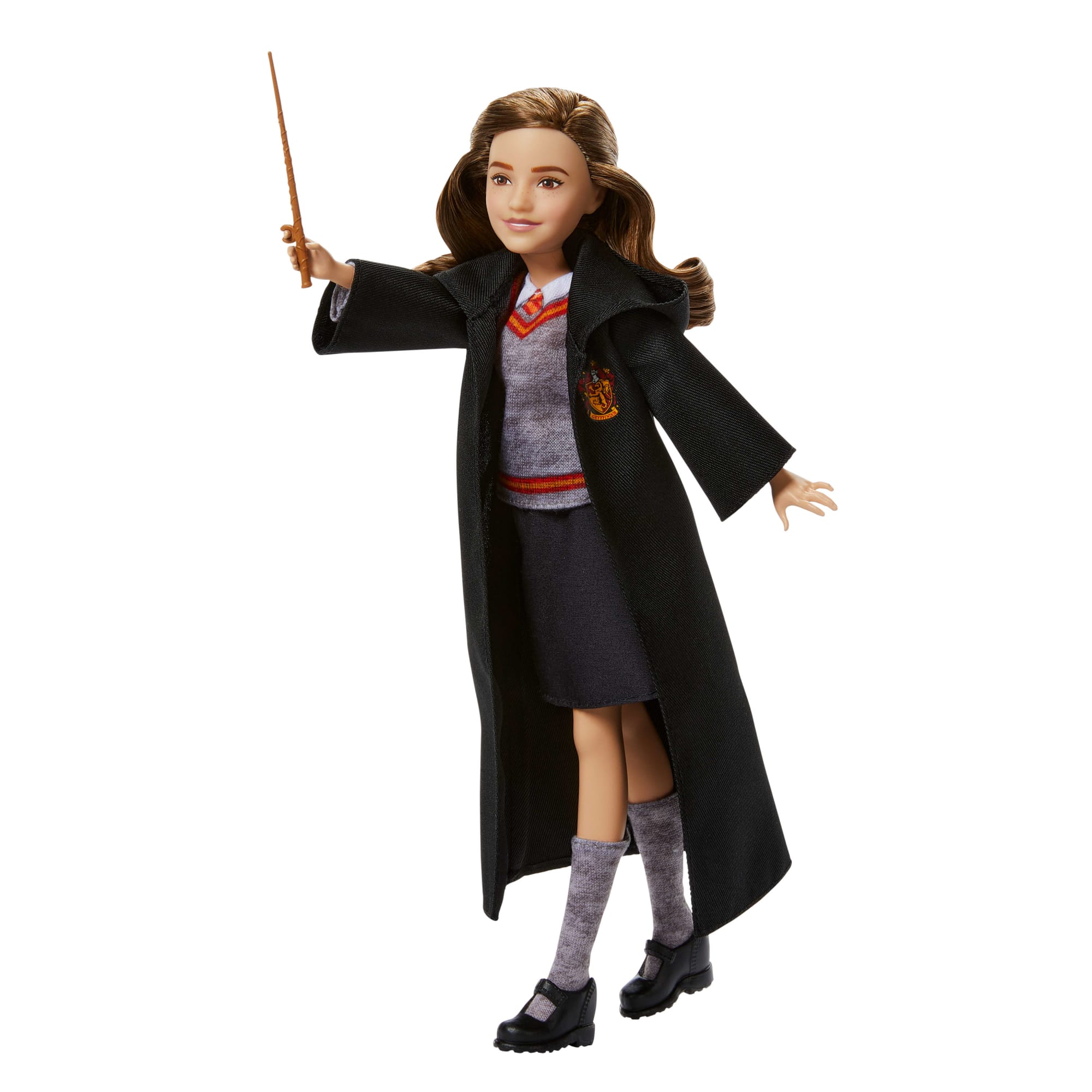 Hermione Granger Fashion Doll in Movie-inspired Hogwarts Uniform With Wand Accessory - Image 3