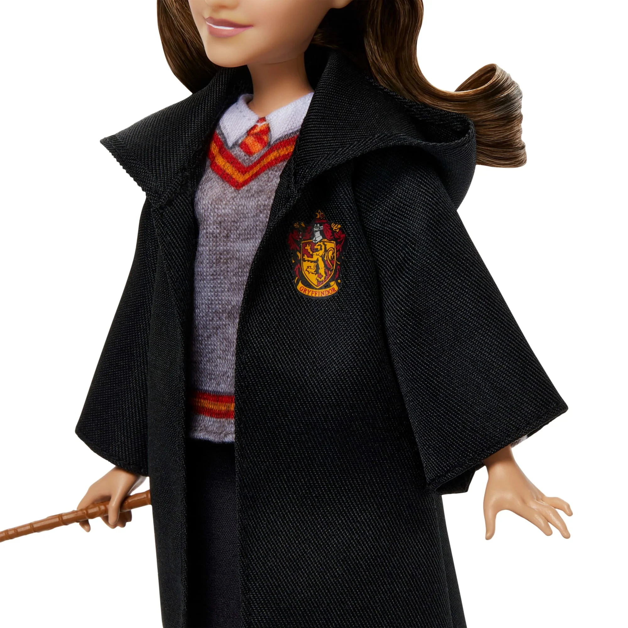 Hermione Granger Fashion Doll in Movie-inspired Hogwarts Uniform With Wand Accessory - Image 4