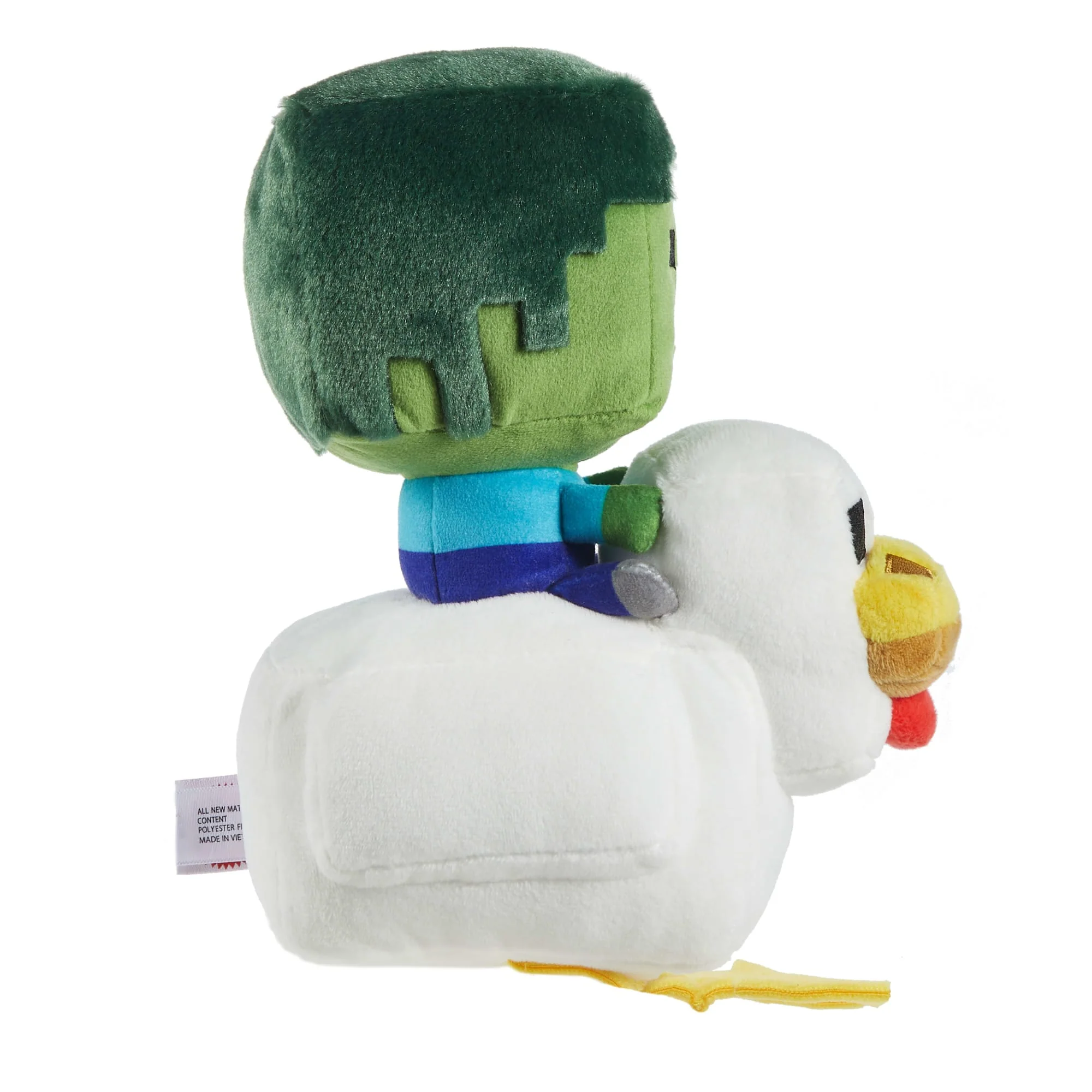 Minecraft Plush Zombie Chicken Jockey Toy, 8-inch Soft Doll inspired By The Video Game Character - Image 3