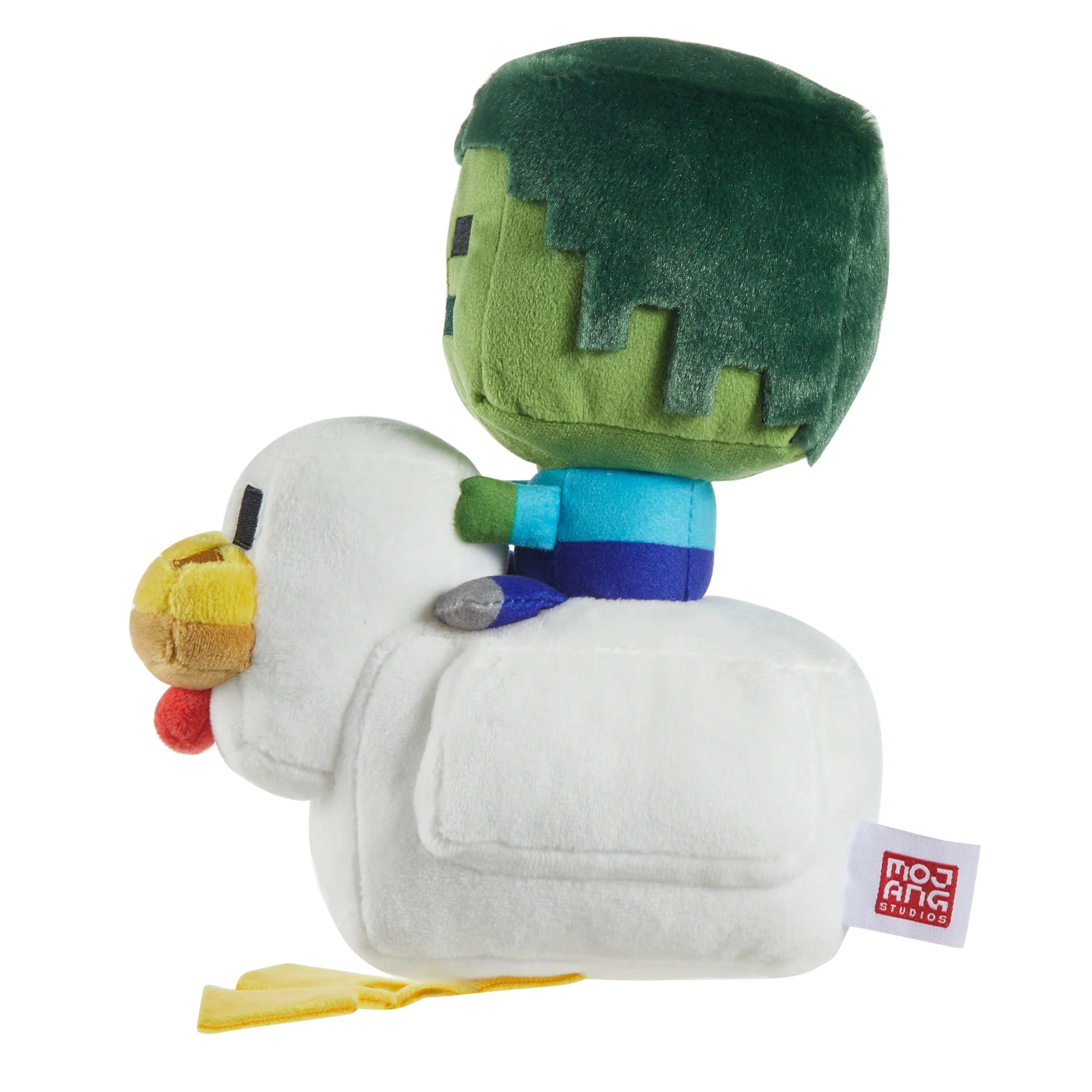 Minecraft Plush Zombie Chicken Jockey Toy, 8-inch Soft Doll inspired By The Video Game Character - Image 4