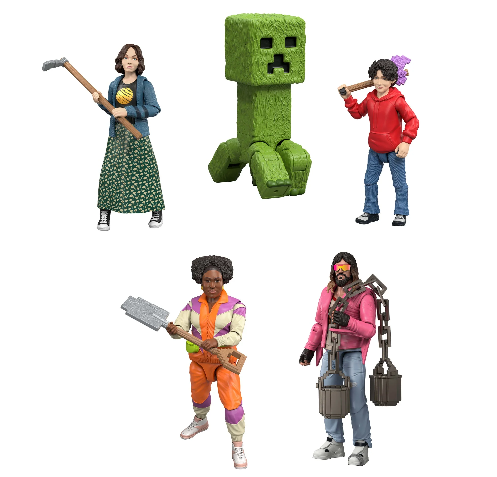 Minecraft Ultimate Movie Set With 8 Action Figures & 8 Accessories,  inspired By A Minecraft Movie - Image 4