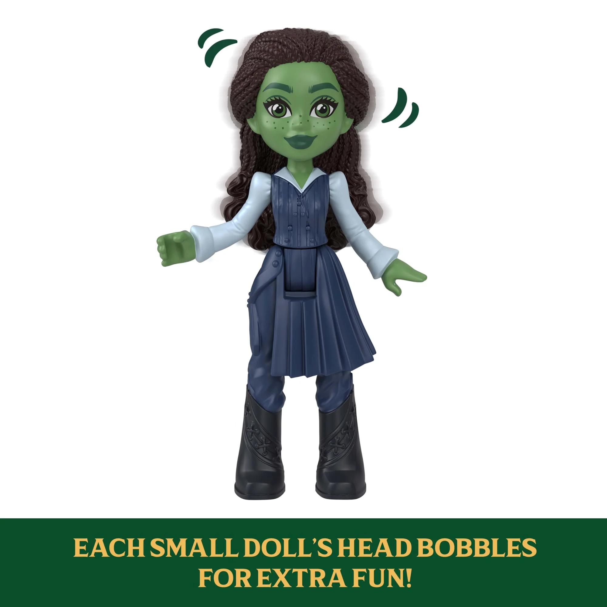 Universal Pictures’ Wicked Emerald City Train Small Doll Playset, 3 Play Spaces & 15 Total Pieces - Image 3
