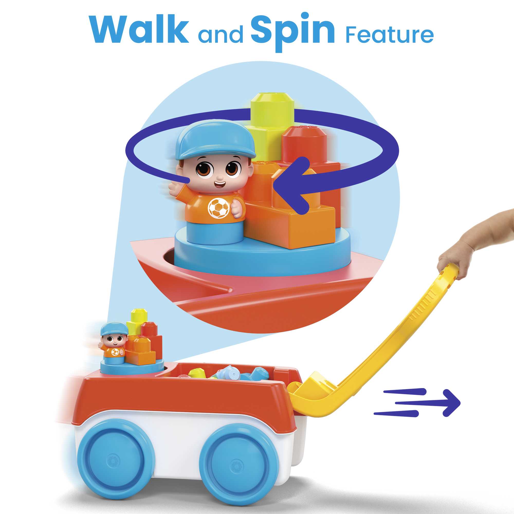 MEGA Bloks Block Spinning Wagon - Image 4