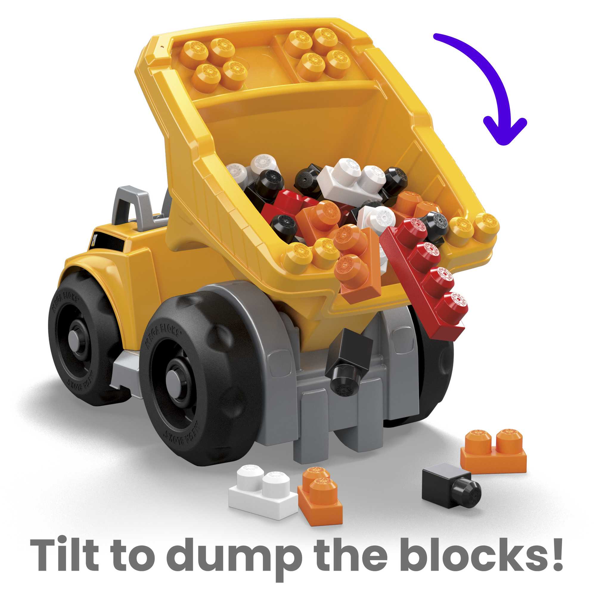 MEGA Bloks Cat Large Dump Truck - Image 3