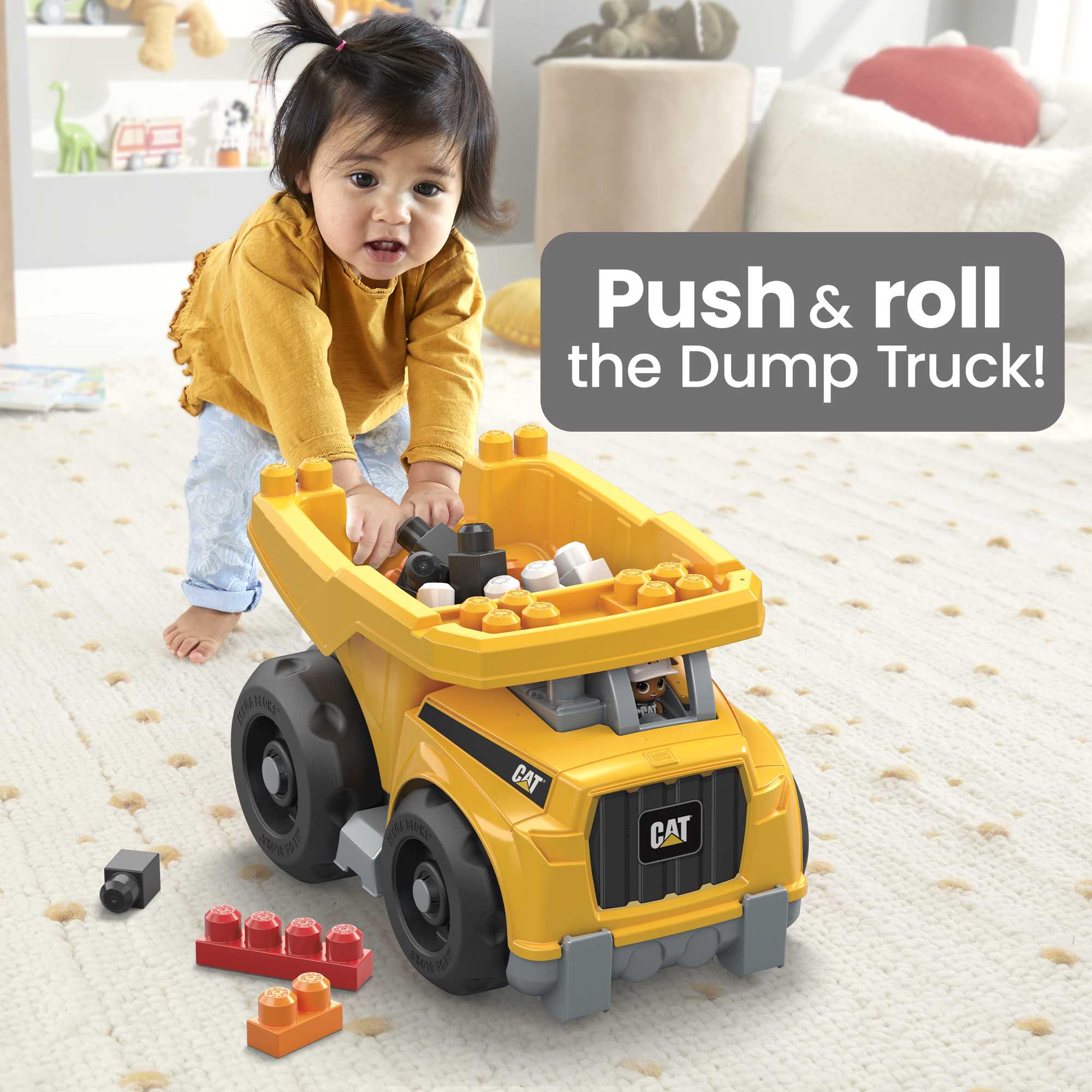 MEGA Bloks Cat Large Dump Truck - Image 4