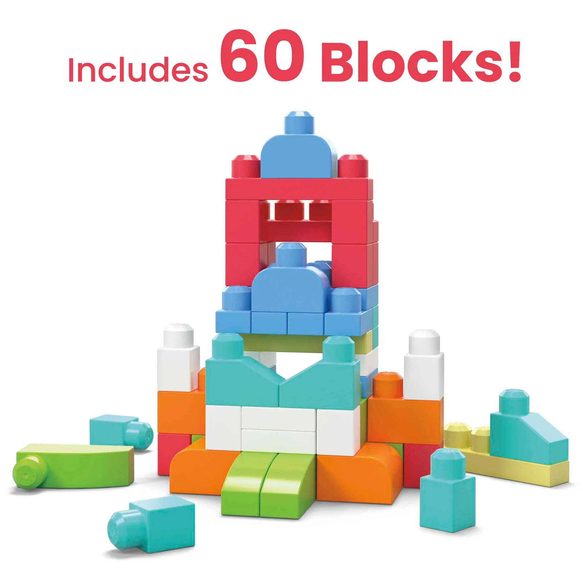MEGA Bloks First Builders Big Building Bag - Pink - Image 3