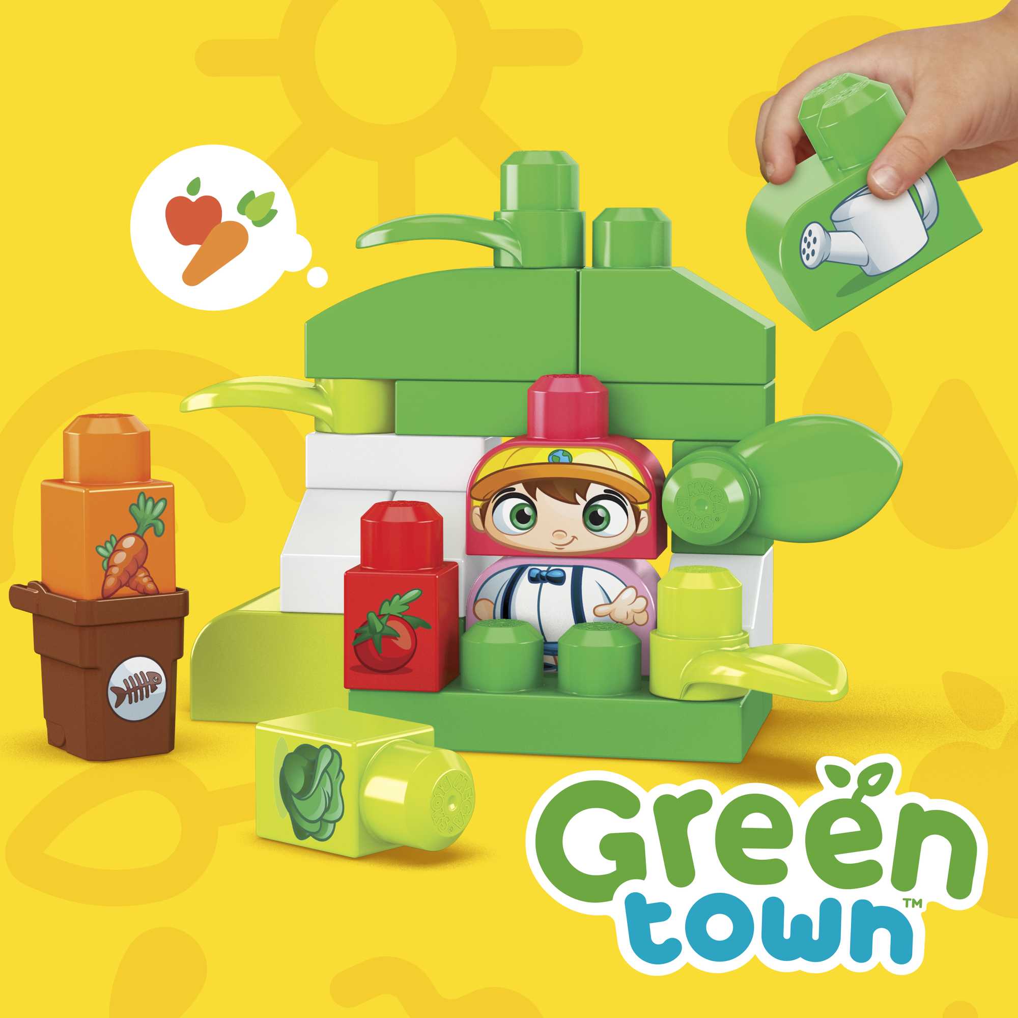 MEGA Bloks Green Town Build & Learn Eco House - Image 3