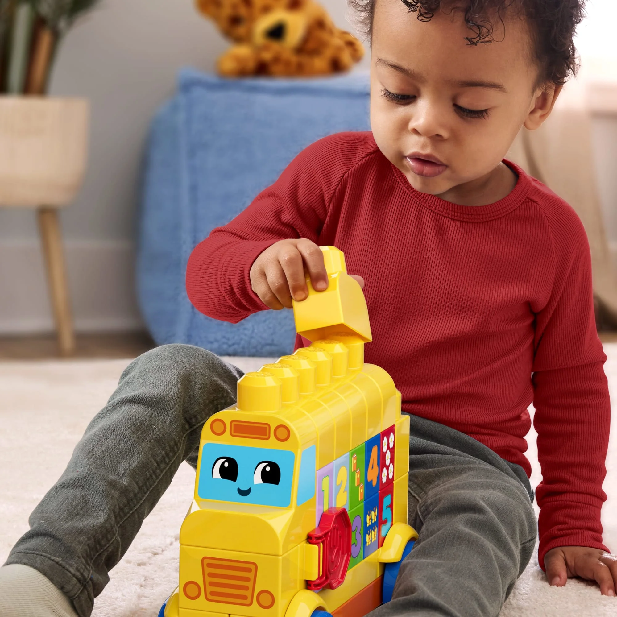 Mega Bloks Jogo de Construção Mega Bloks Ônibus dos Números Monte e Conte - Image 4