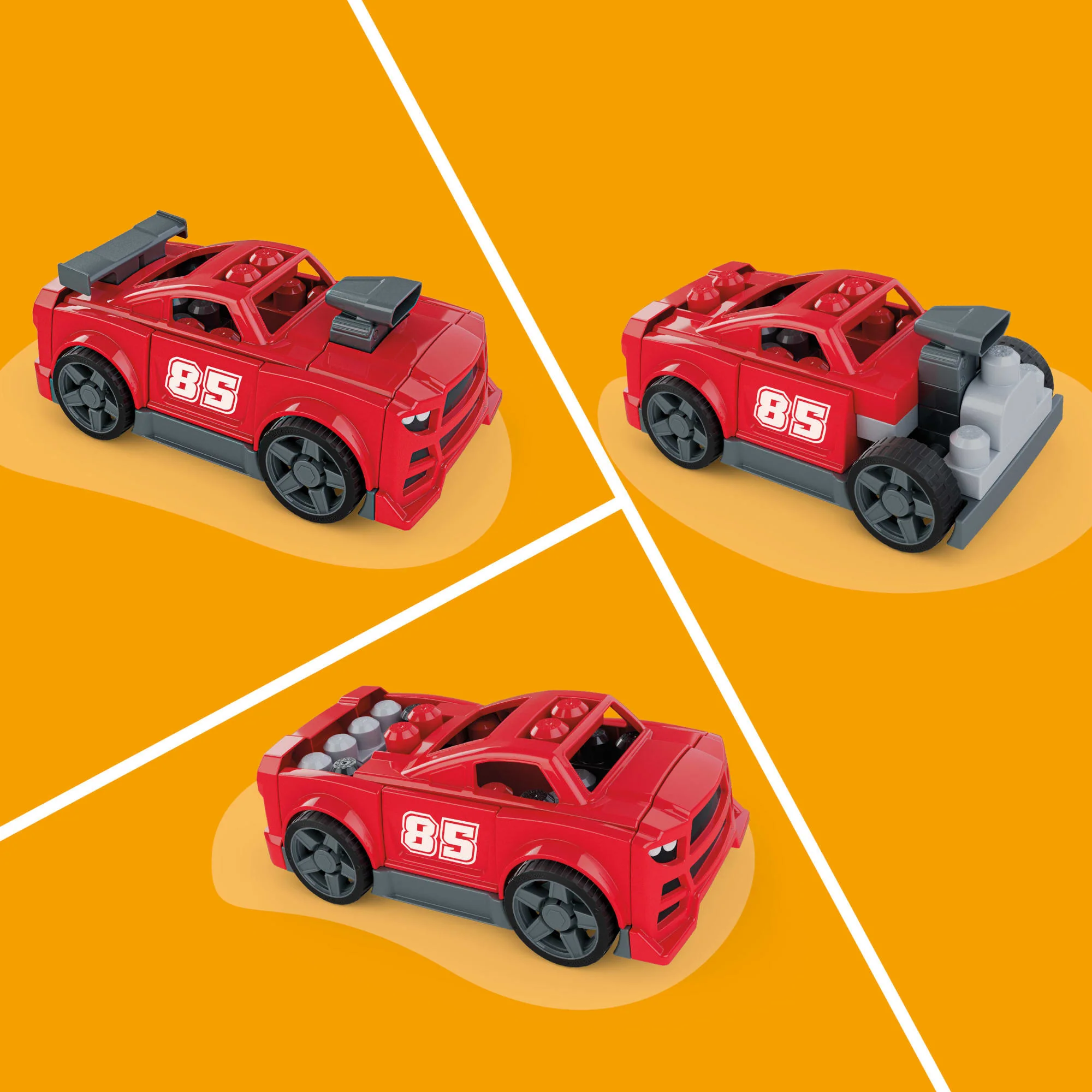 Mega Bloks Juguete de Construcción 3 en 1 Auto Arma y Acelera - Image 3