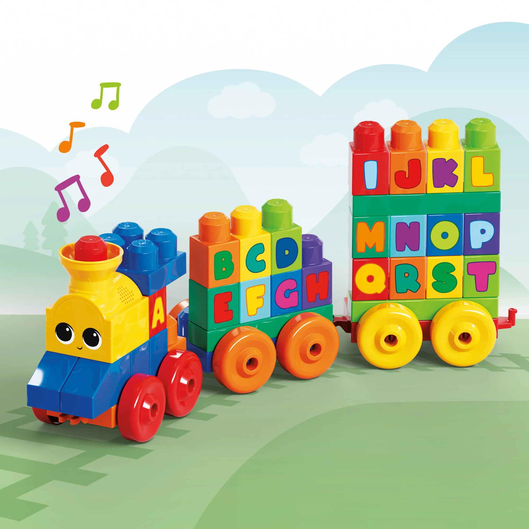 Mega Bloks Juguete de Construcción Abc Tren de Aprendizaje - Image 3