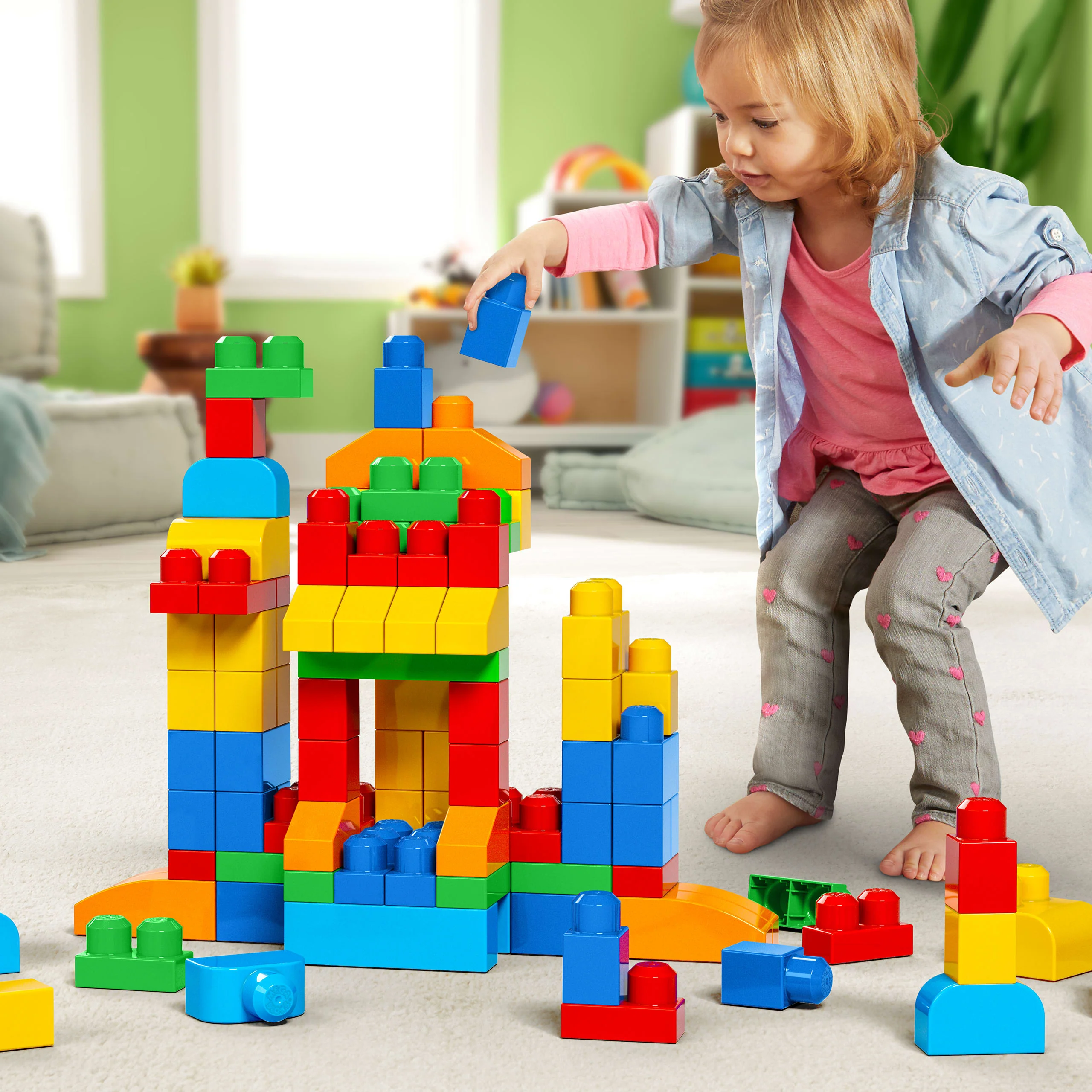 Mega Bloks Juguete de Construcción bolsa clásica con 150 bloques - Image 2