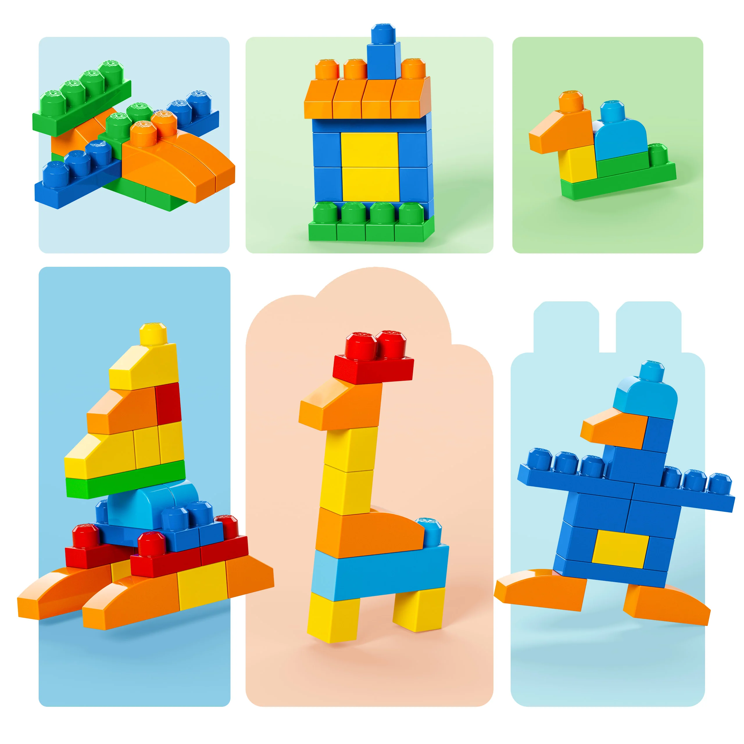 Mega Bloks Juguete de Construcción bolsa clásica con 150 bloques - Image 3