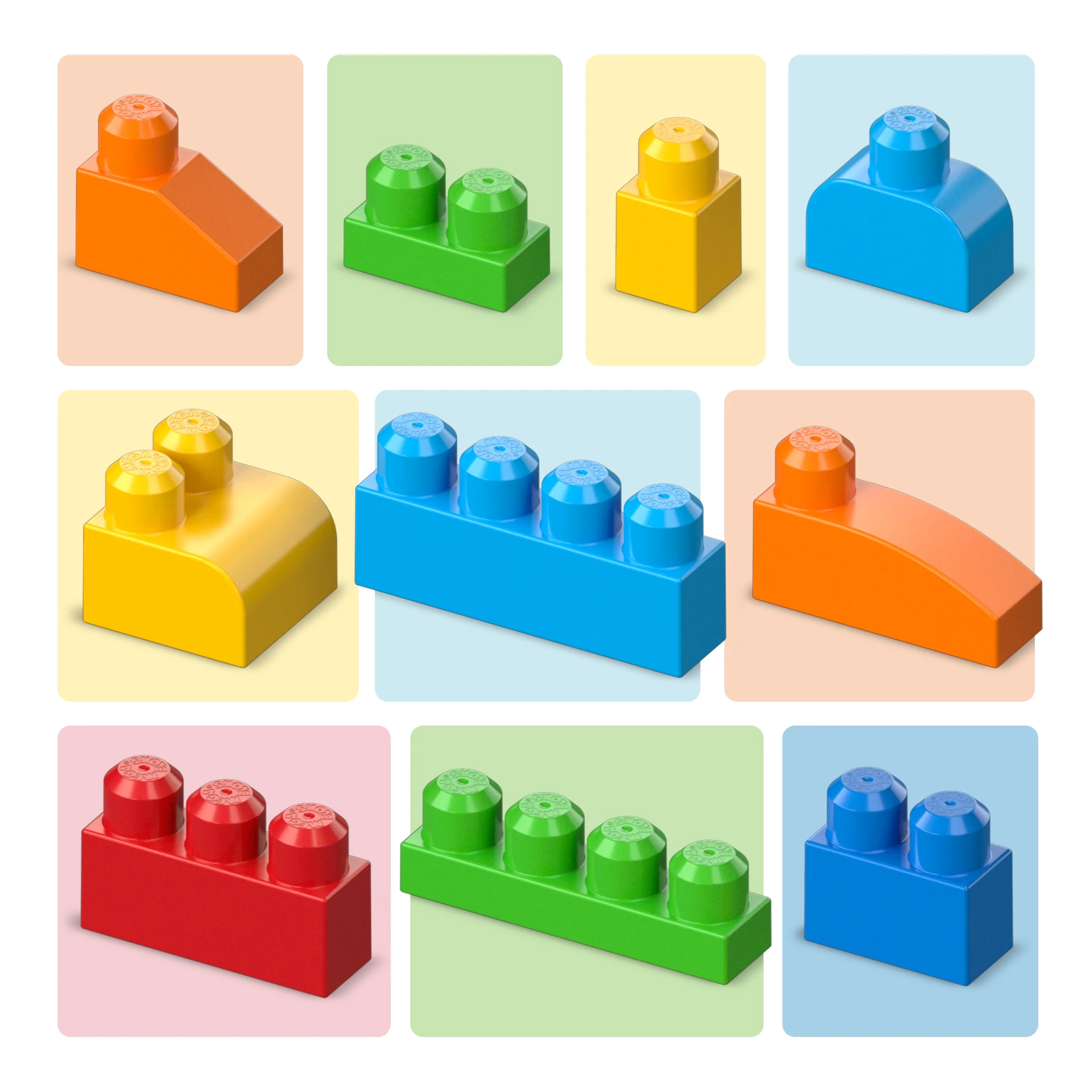 Mega Bloks Juguete de Construcción bolsa clásica con 150 bloques - Image 5