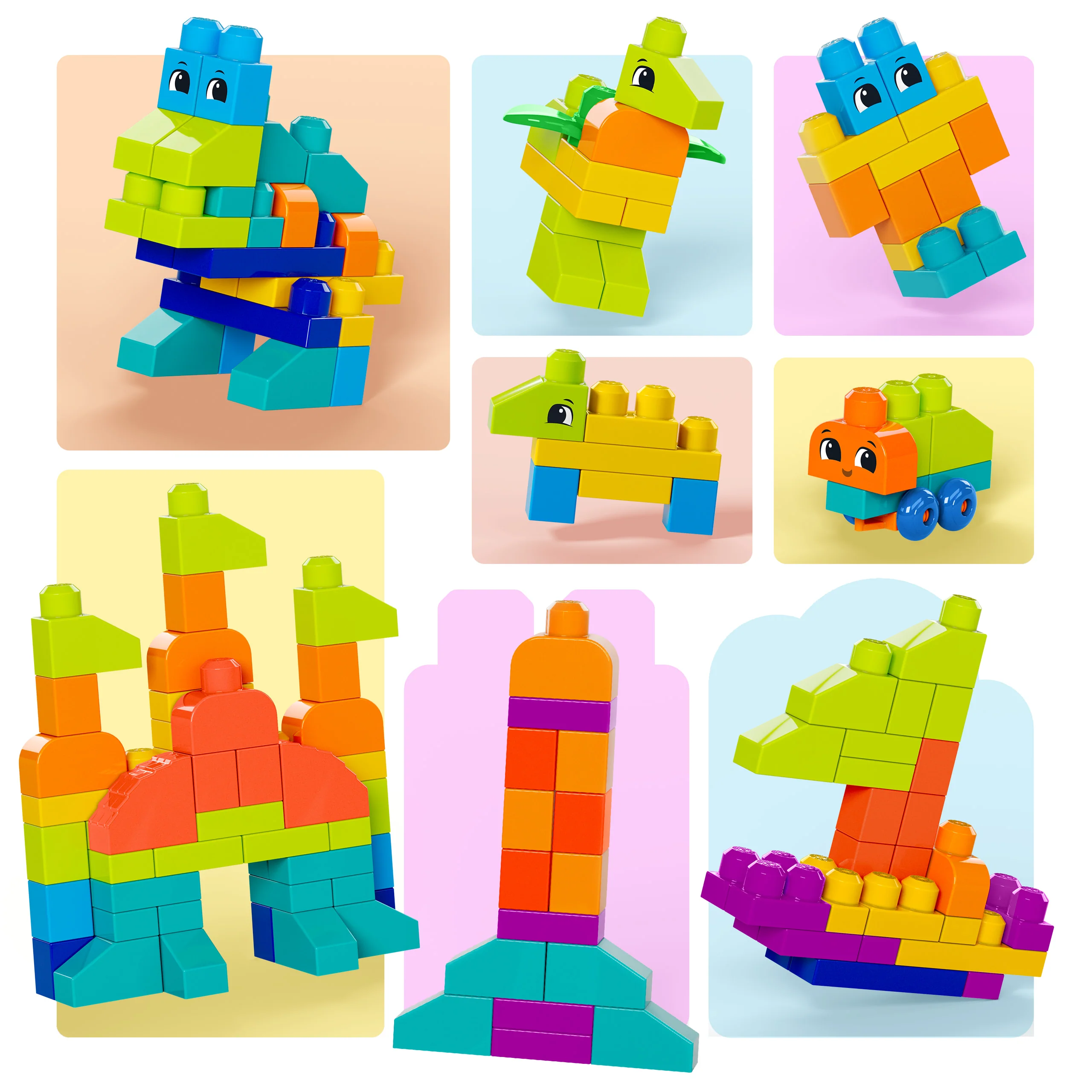Mega Bloks Juguete de Construcción bolsa clásica de 150 bloques - Image 3