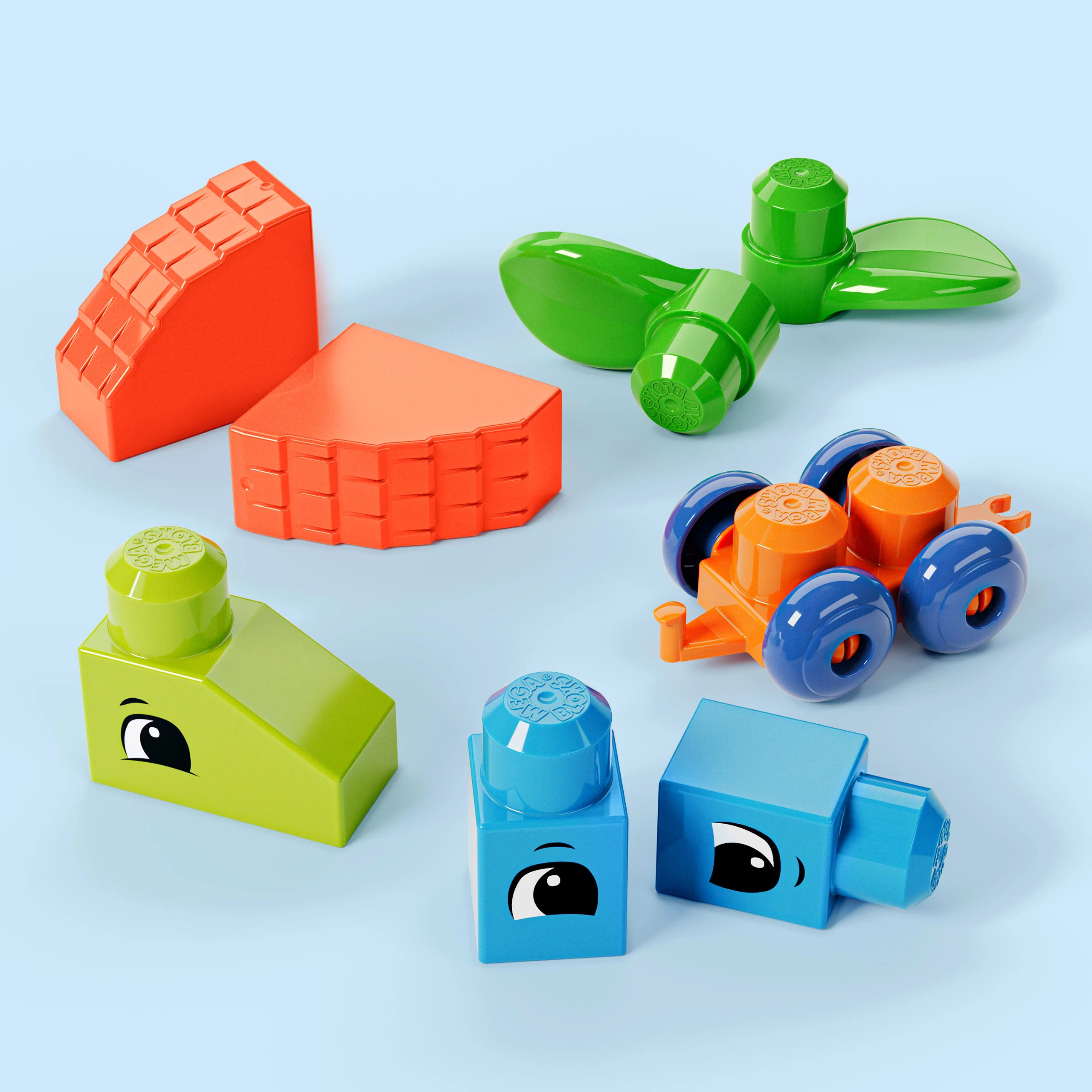 Mega Bloks Juguete de Construcción bolsa clásica de 150 bloques - Image 5