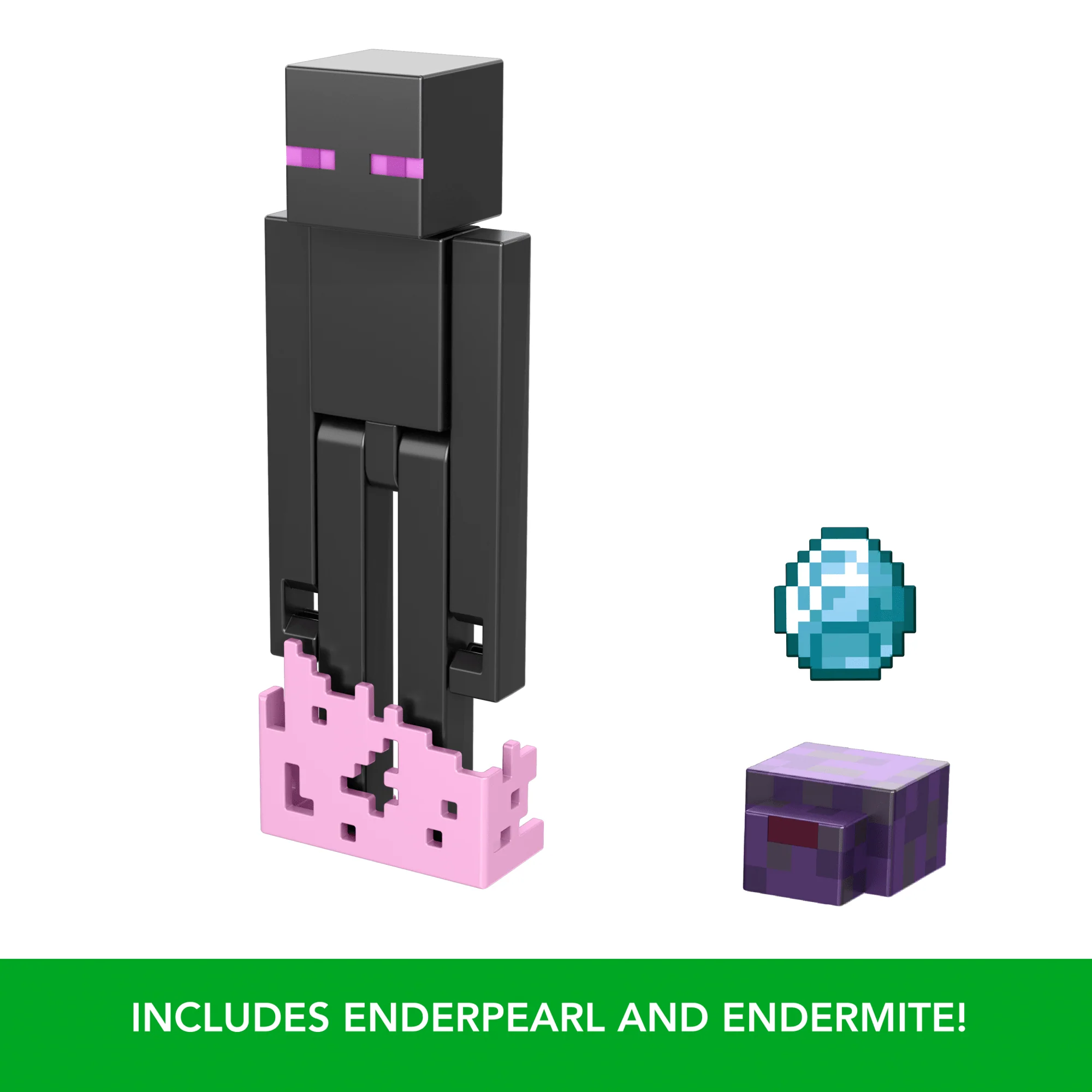 Minecraft Action Figures & Accessories Collection, 3.25-in Scale & Pixelated Design (Characters May Vary) - Image 3