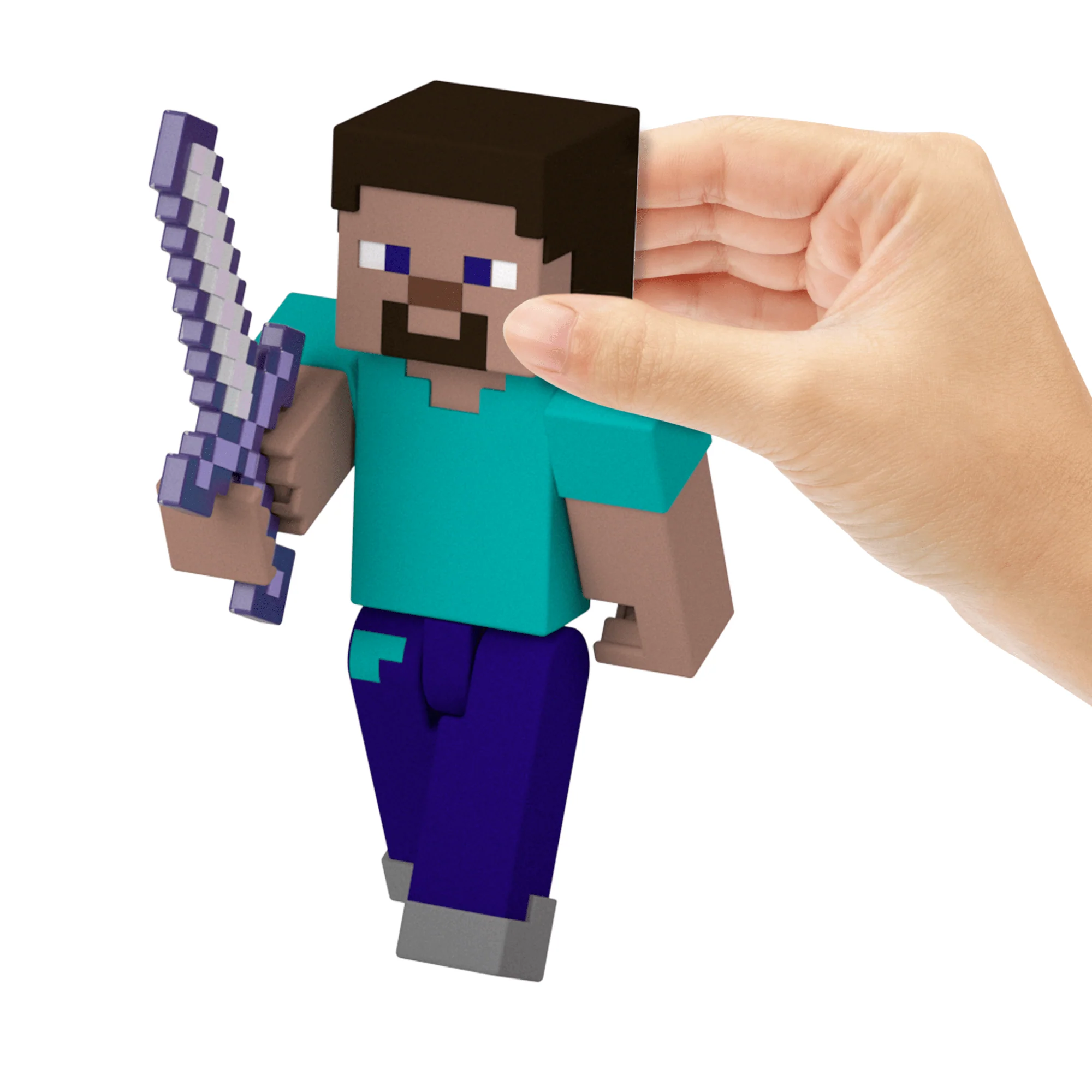 Minecraft Action Figures & Accessories Collection, 3.25-in Scale & Pixelated Design (Characters May Vary) - Image 3
