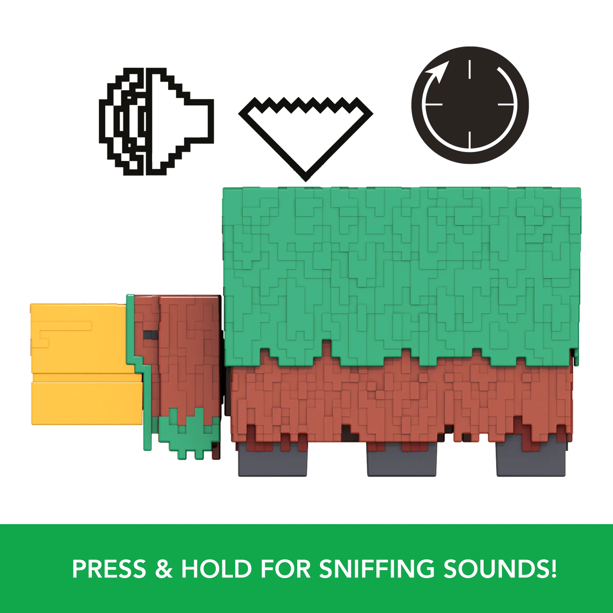 Minecraft Sniffer Action Figure With Game-Accurate Sounds, 3.25-inch Scale Collectible Toy - Image 5