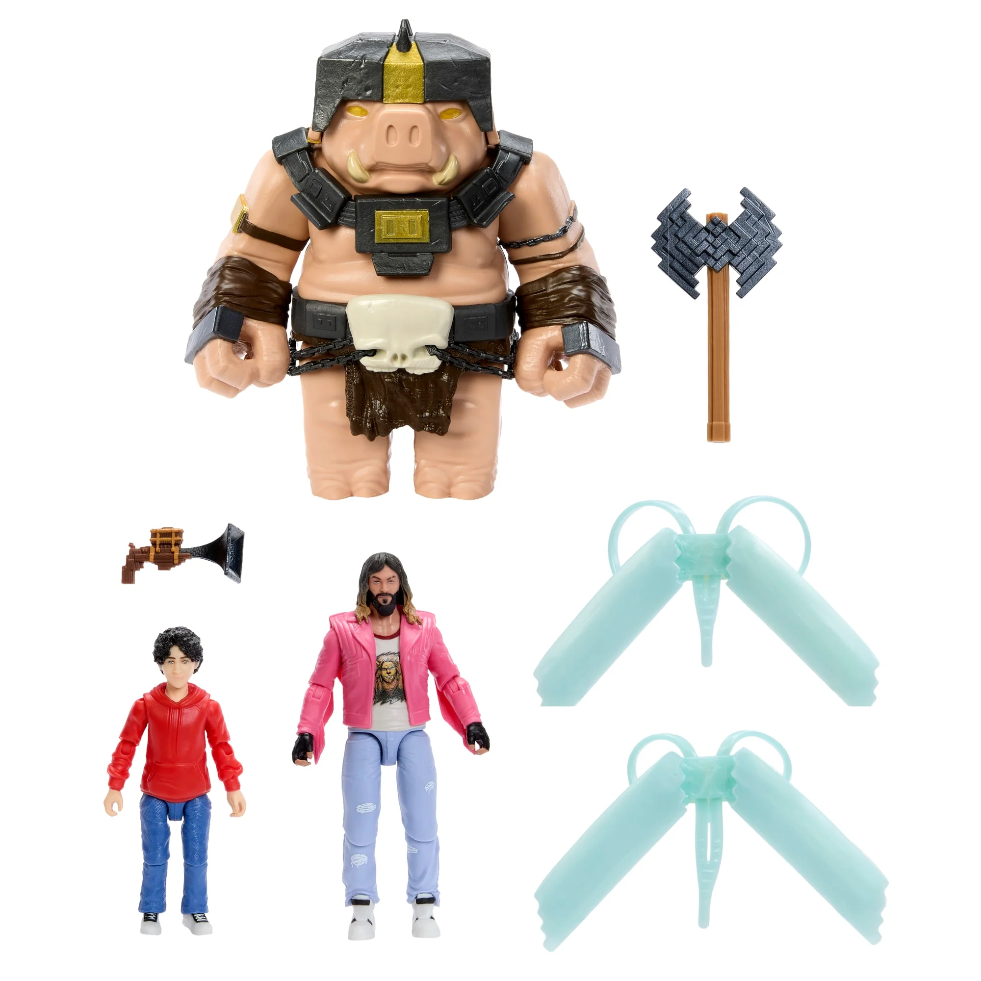 Minecraft A Well-Crafted Escape Figure Pack With 3 Action Figures & 4 Accessories inspired By The Movie - Image 2