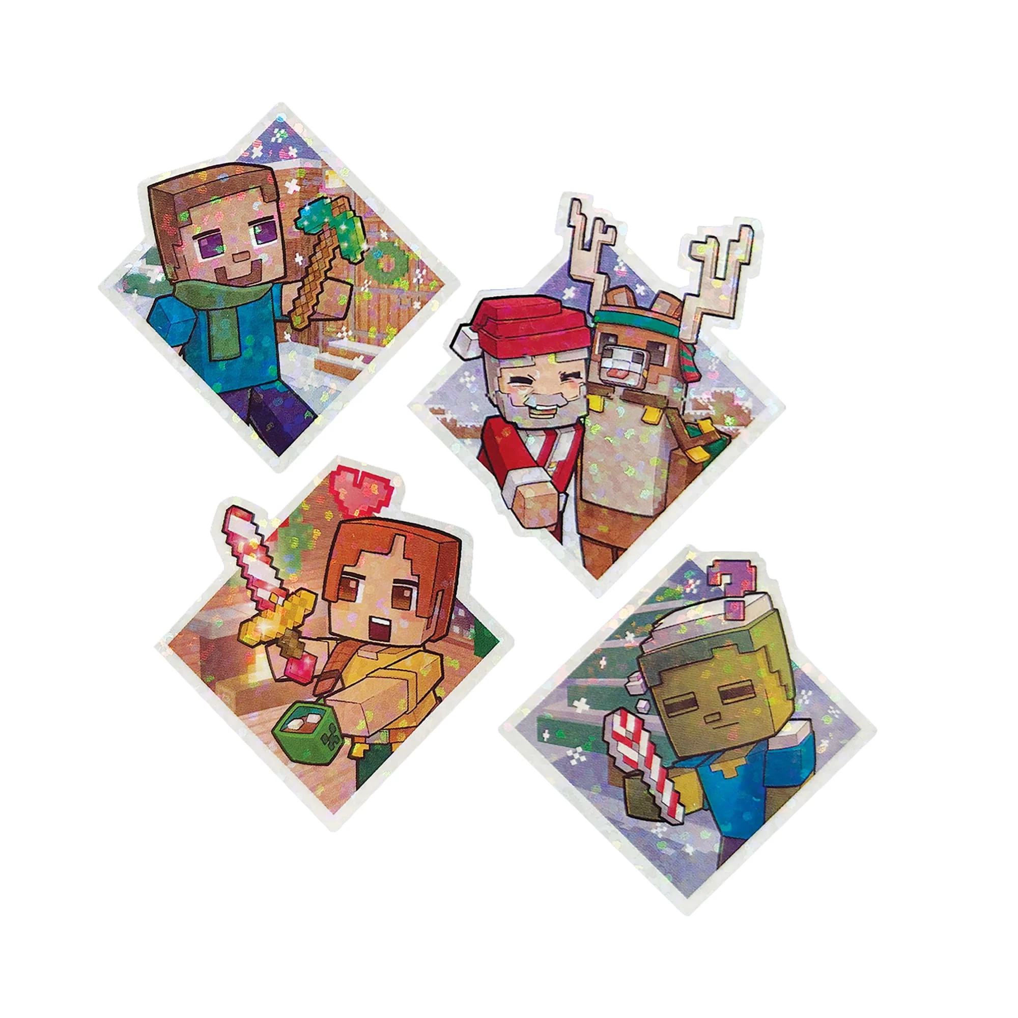 Minecraft Advent Calendar, 3 3.25-in Scale Action Figures, 17 Accessories & 4 Stickers - Image 5