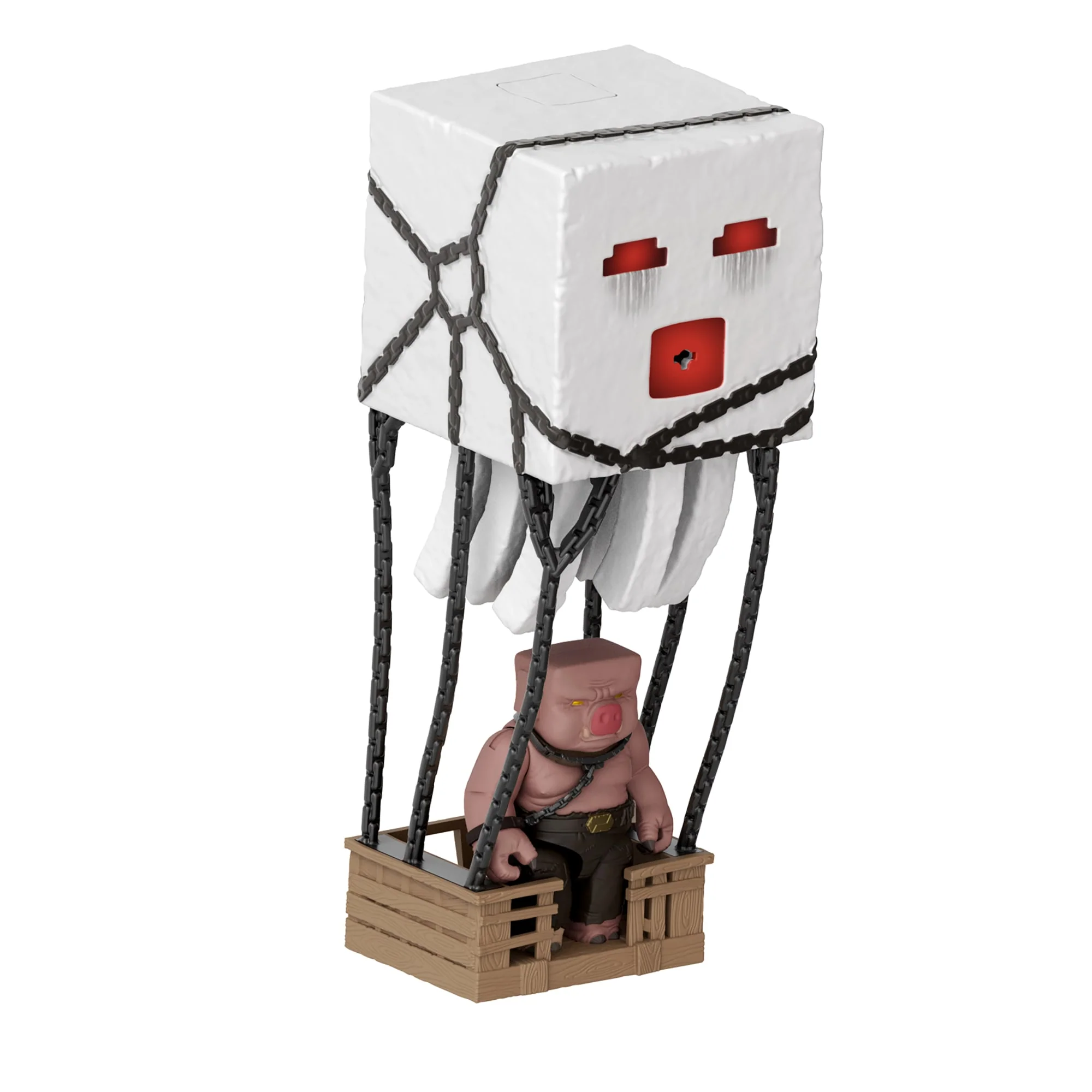 Minecraft Blast Attack Ghast Action Figure Set With Lights, Sounds & More inspired By The Movie - Image 5
